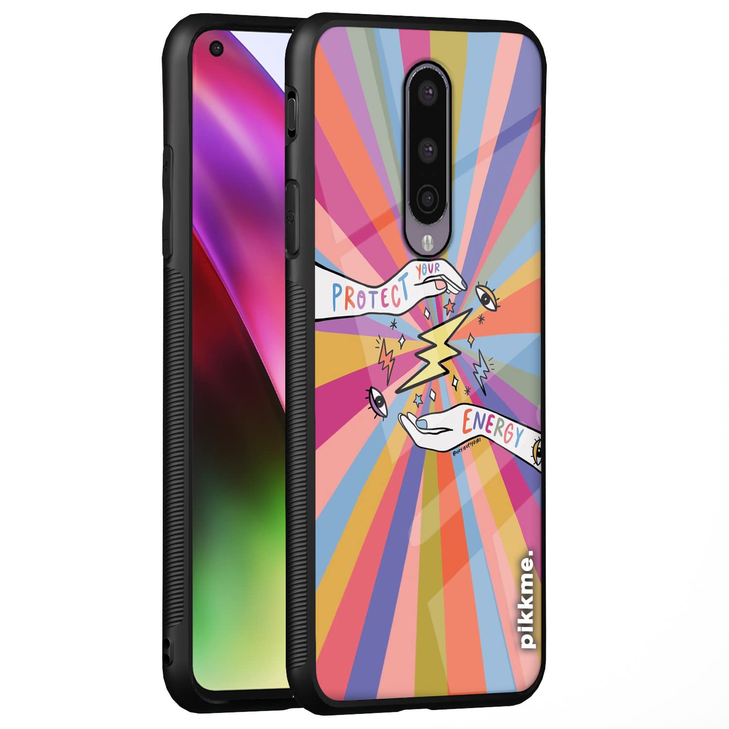 Pikkme Hybrid phone cover for OnePlus 8
