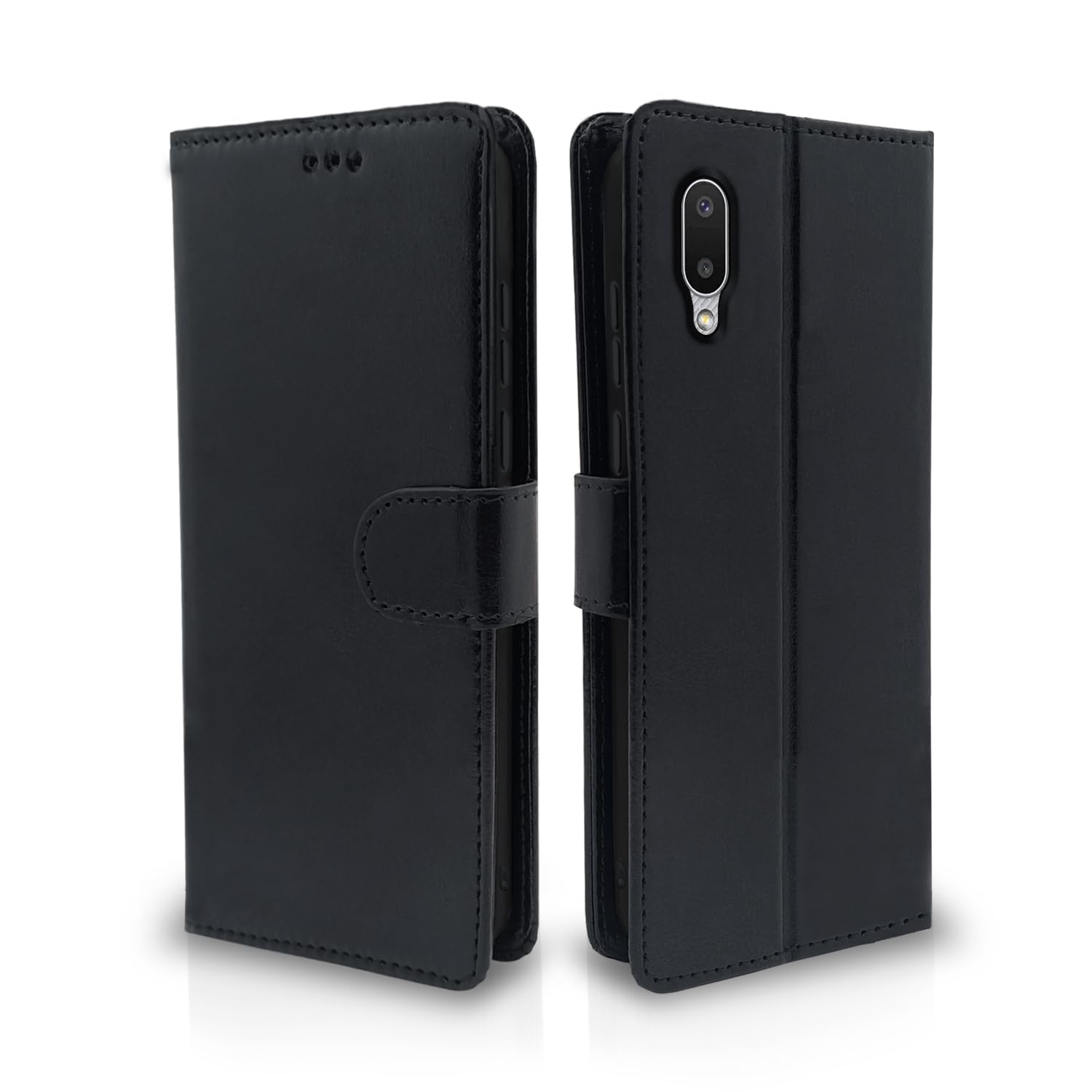 Samsung M02 flip case in black by Pikkme