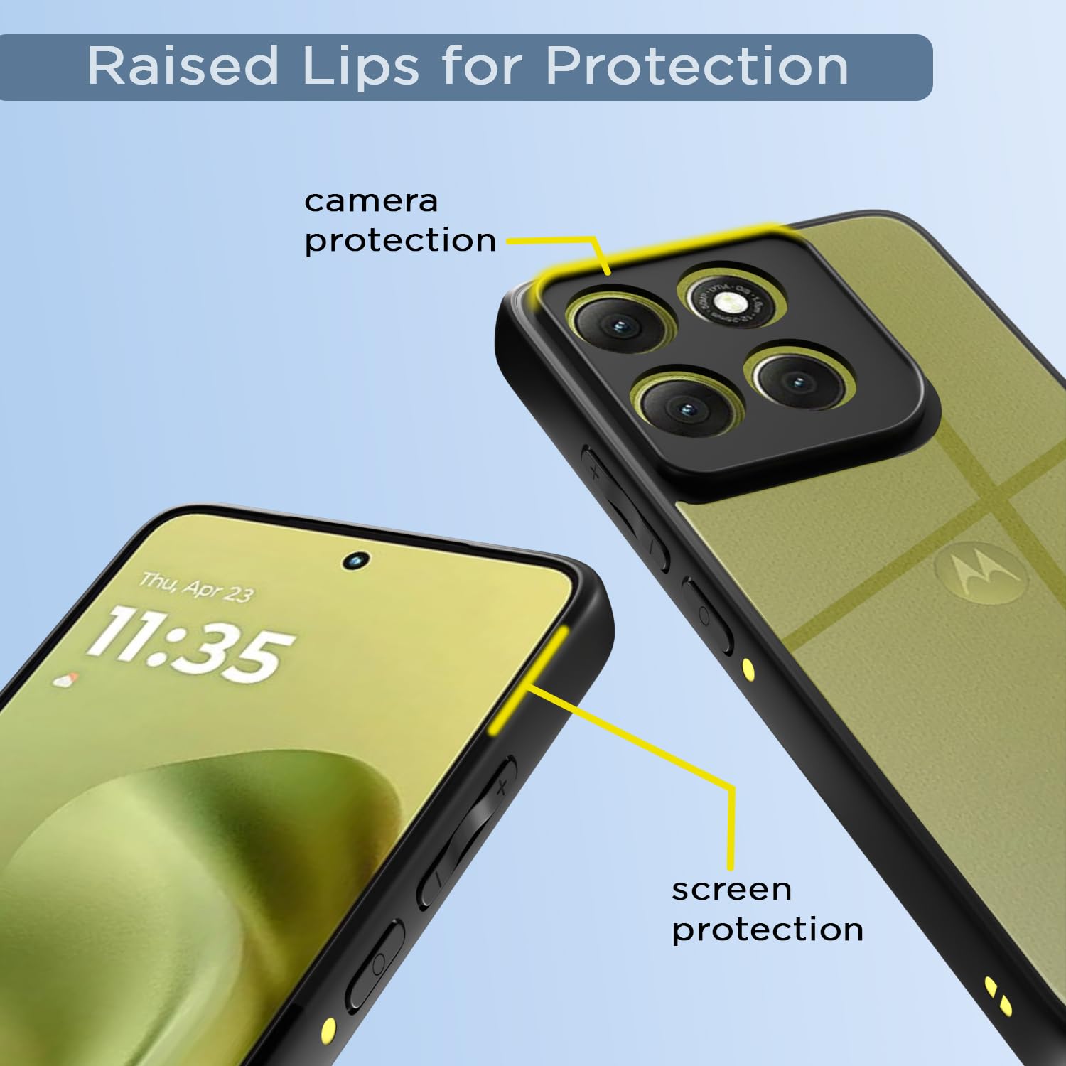 Moto G86 Power 5G mobile cover in black by Pikkme – photo 4