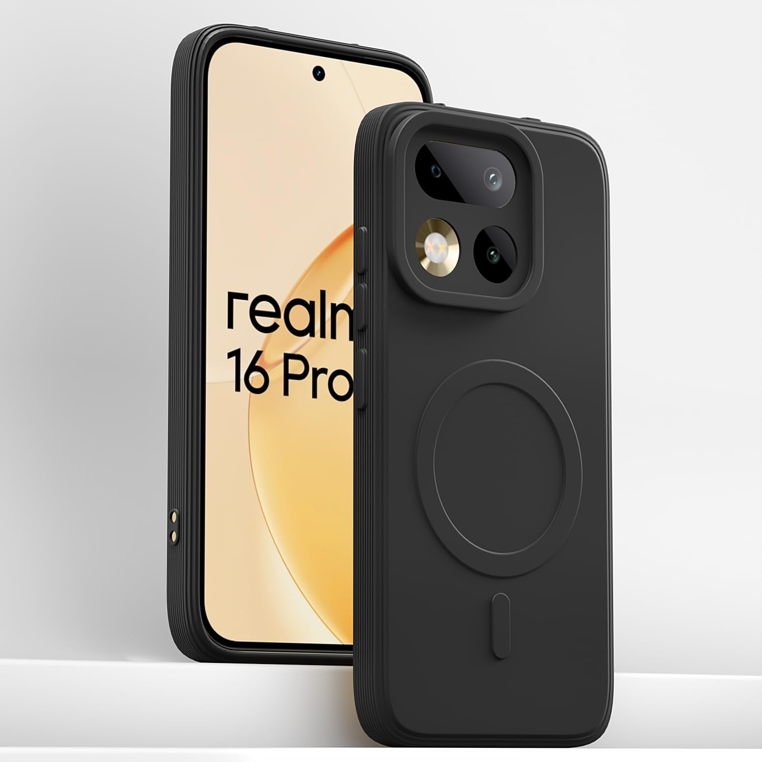 Black phone cover for Realme 16 Pro 5G – Pikkme – photo 2