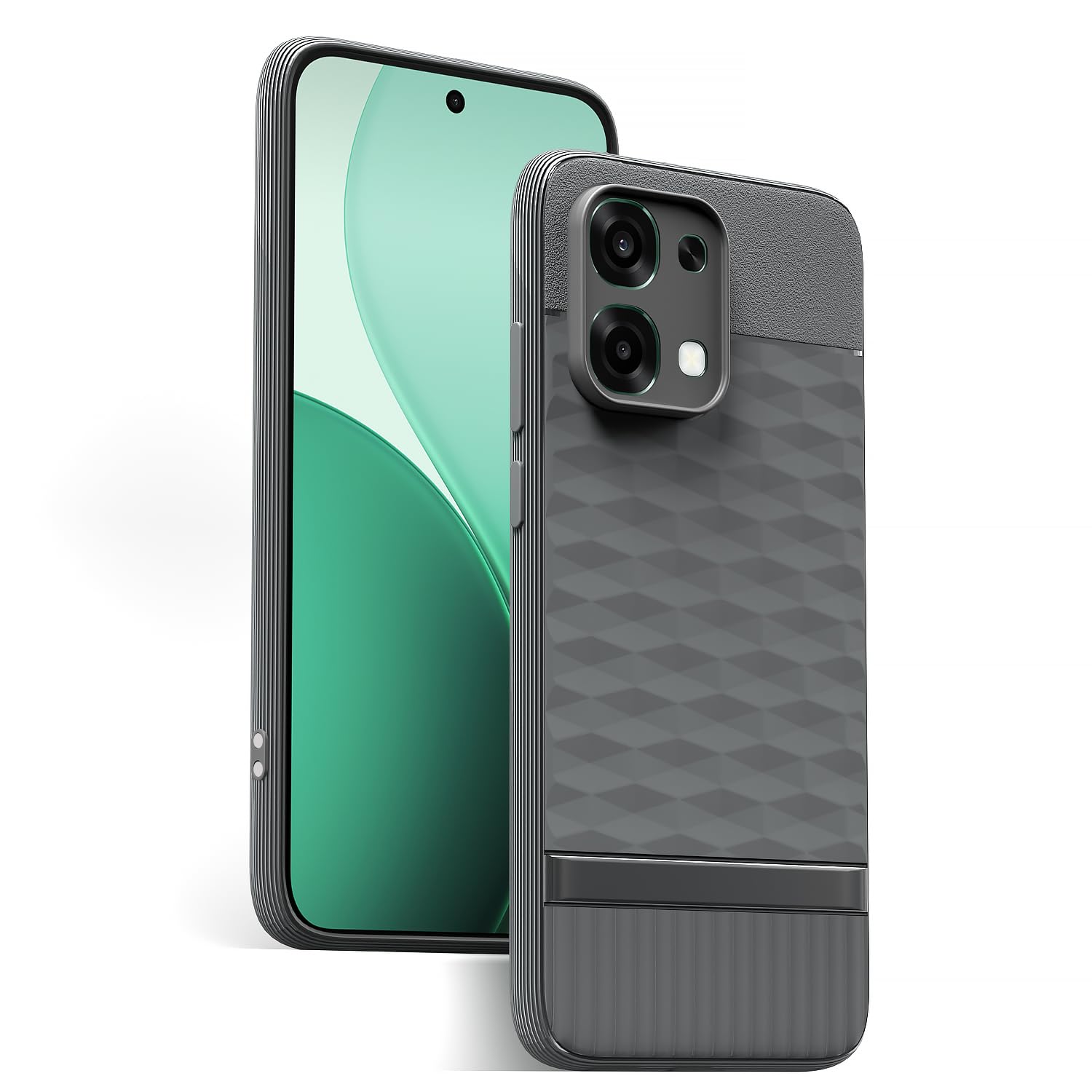 Pikkme Oppo F31/F33 5G Silicone grey mobile back cover – photo 2