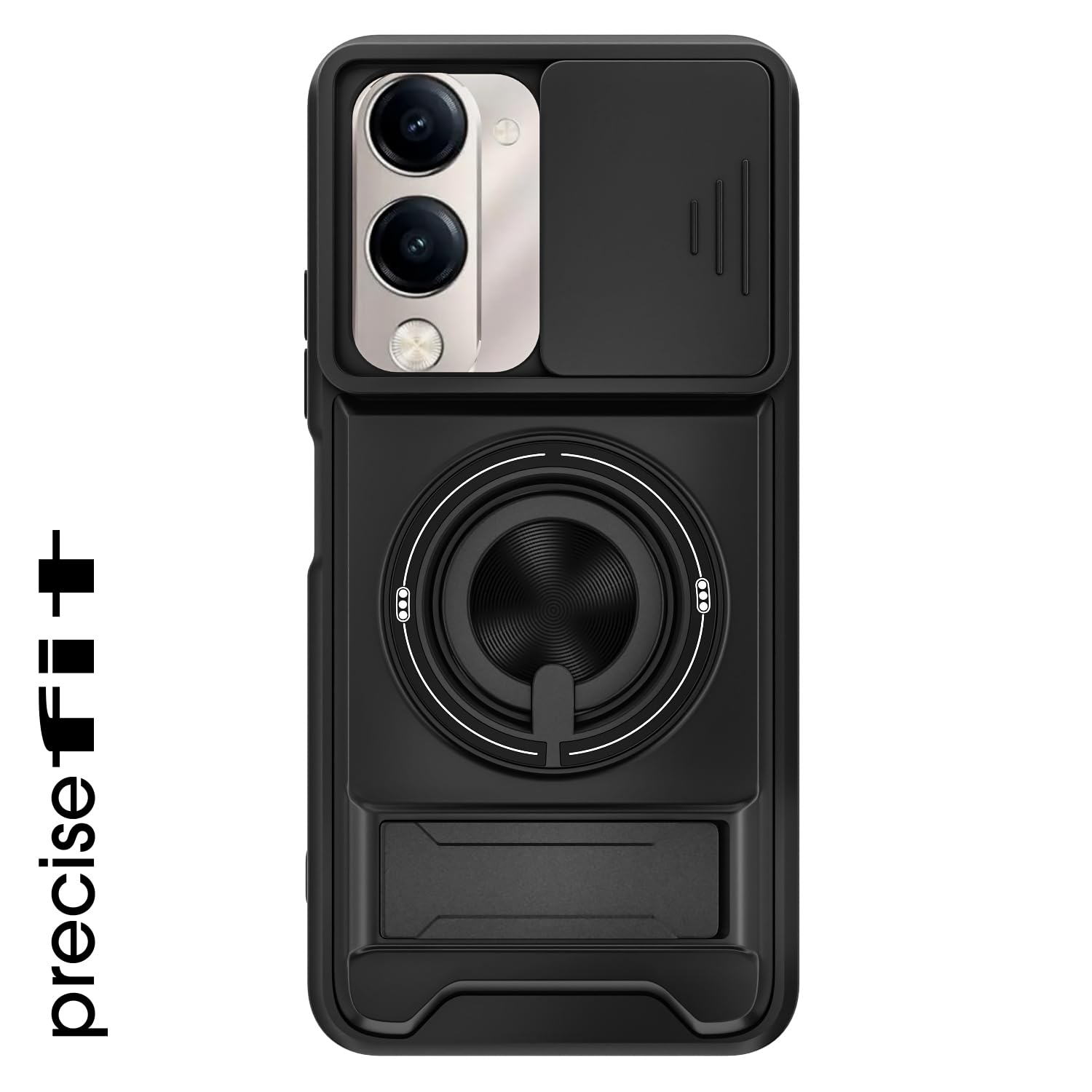 Vivo Y11 5G/T5 Lite 5G/Y04 Tough Armor mobile back cover in black by Pikkme – photo 7