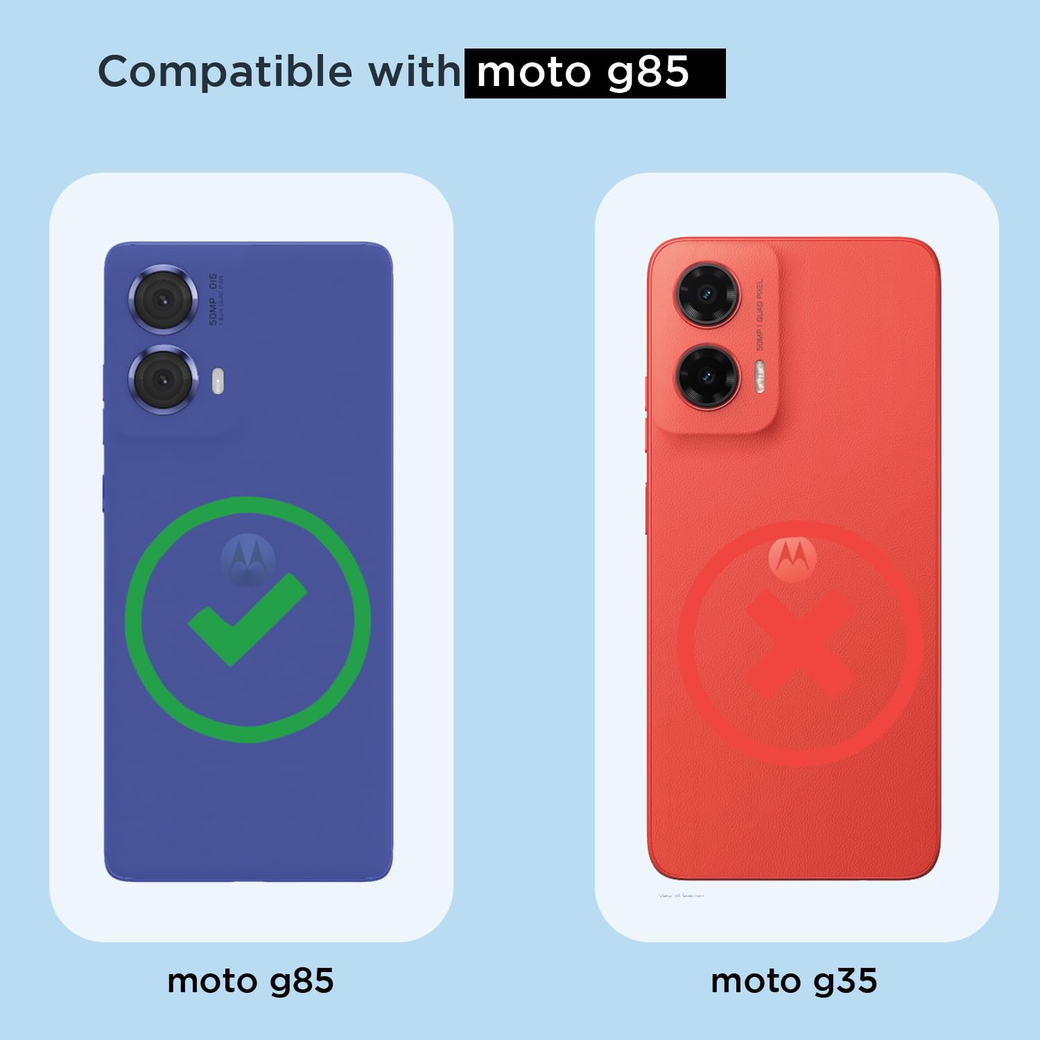 Transparent mag-safe back cover for Moto G85 5G – Pikkme – photo 4