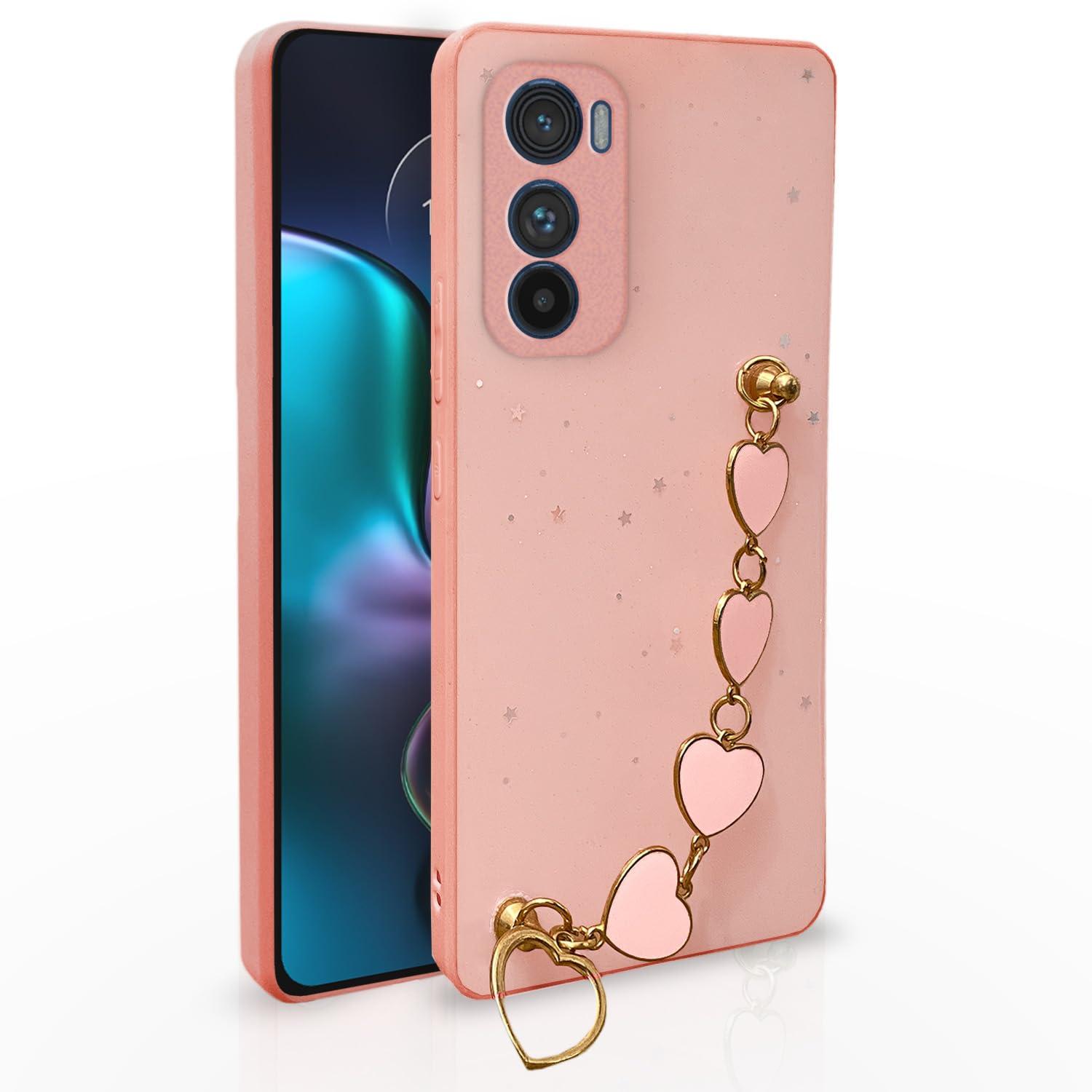 Pikkme Moto Edge 30 pink phone cover