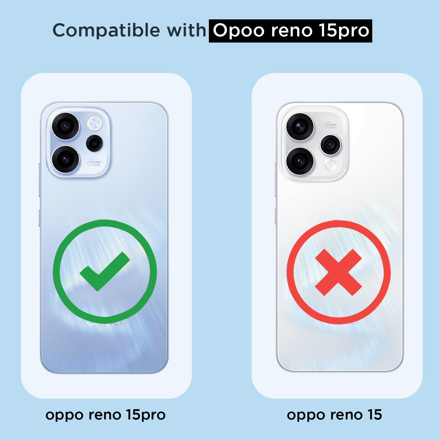 Transparent mag-safe MagSafe phone cover for Oppo Reno 15 Pro Mini/Reno 15 Pro 5G – Pikkme – photo 4
