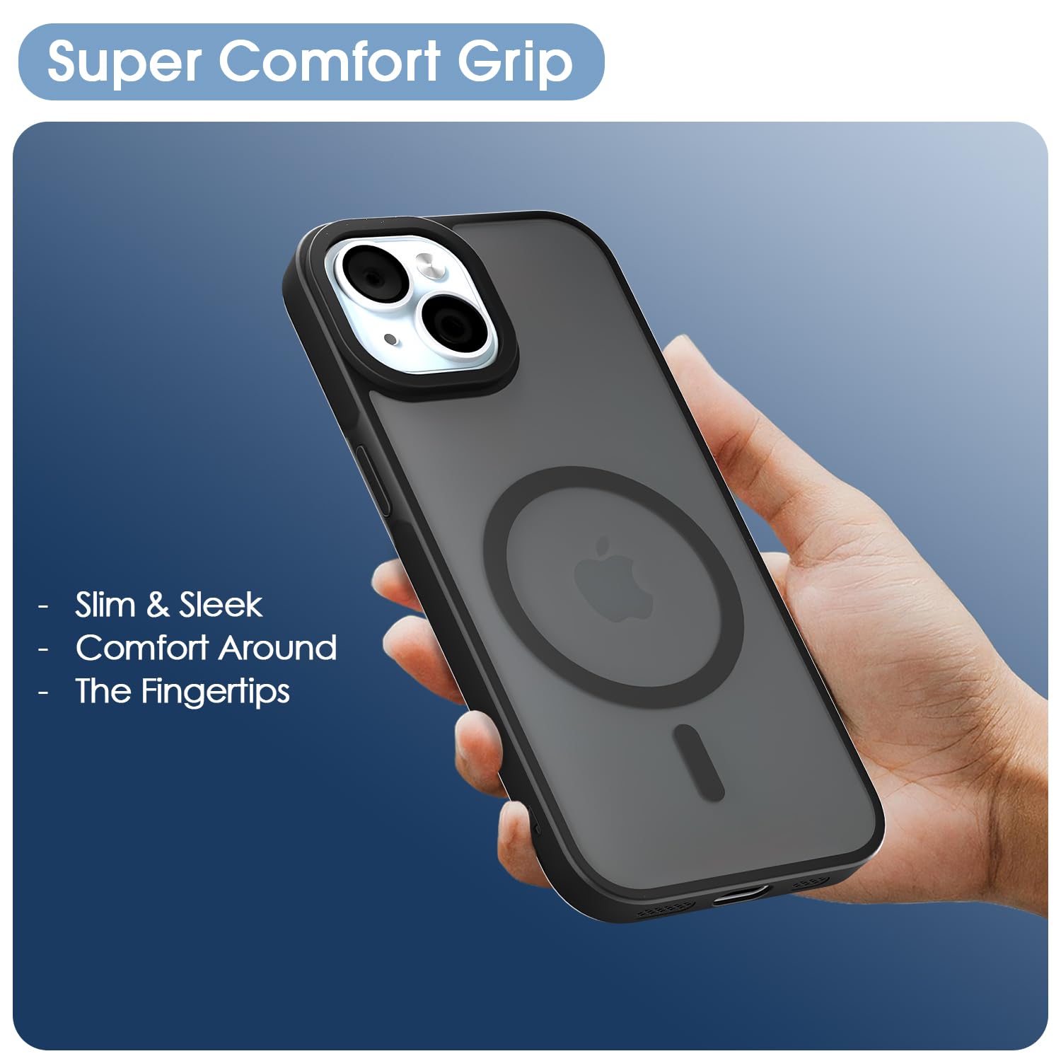 Pikkme iPhone 13 MagSafe black back cover – photo 6