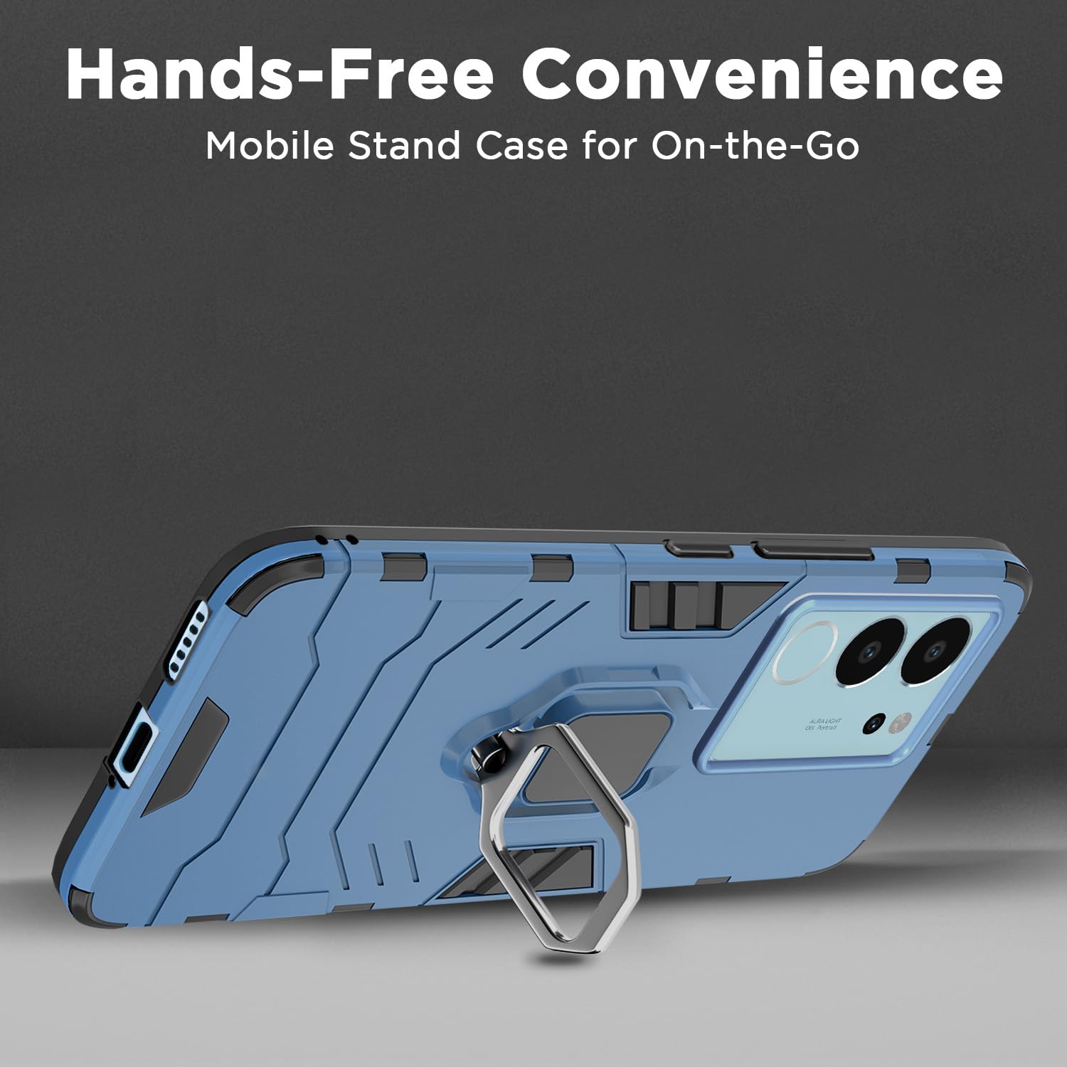 Blue D5 Tough Armor phone cover for Vivo V29/V29 Pro 5G – Pikkme – photo 6