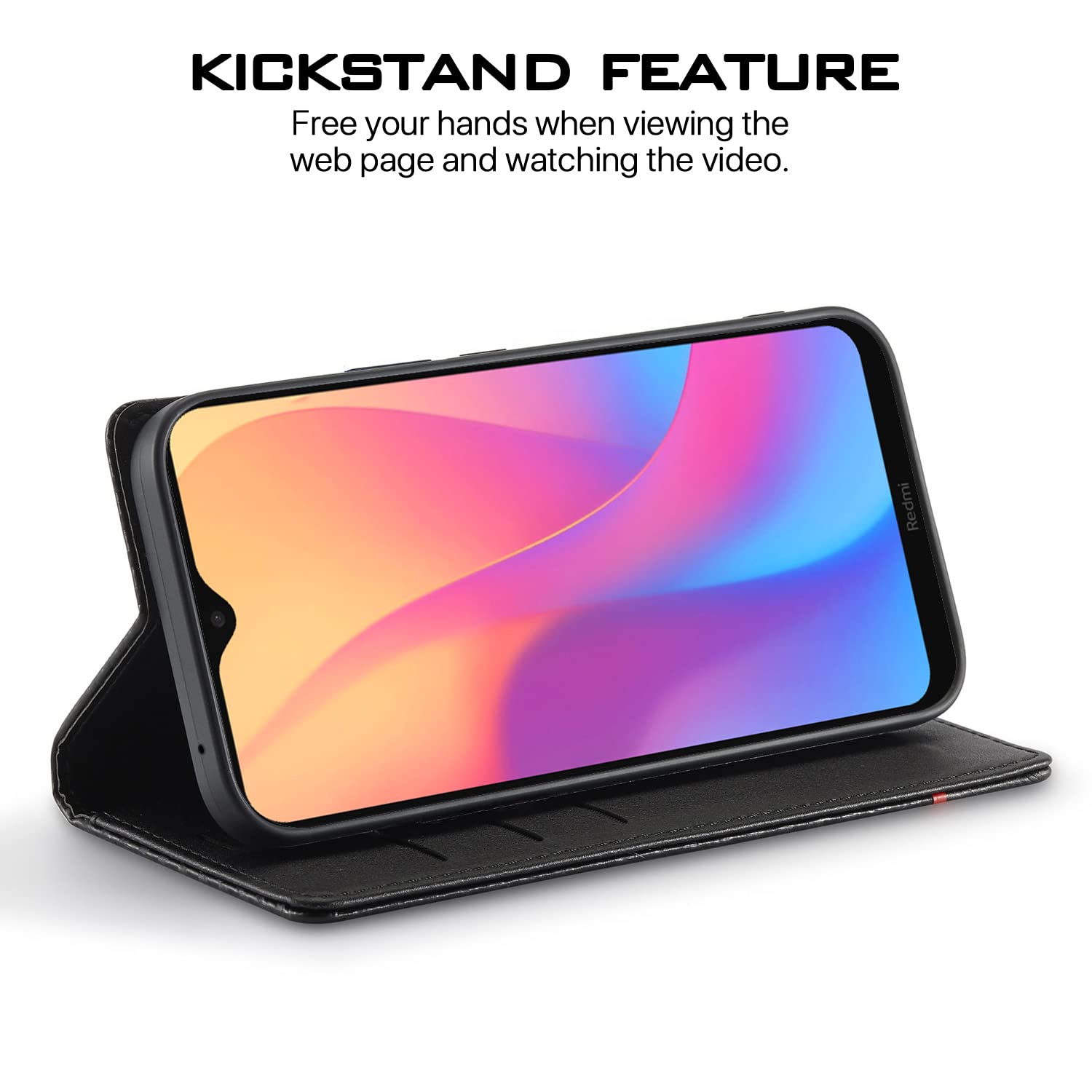 Pikkme Redmi 8/8A Wallet black flip case – photo 5