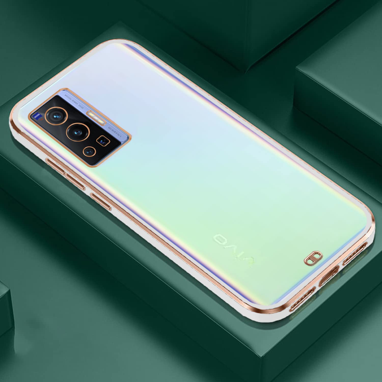 Vivo X70 Pro Chrome back cover in white by Pikkme – photo 6