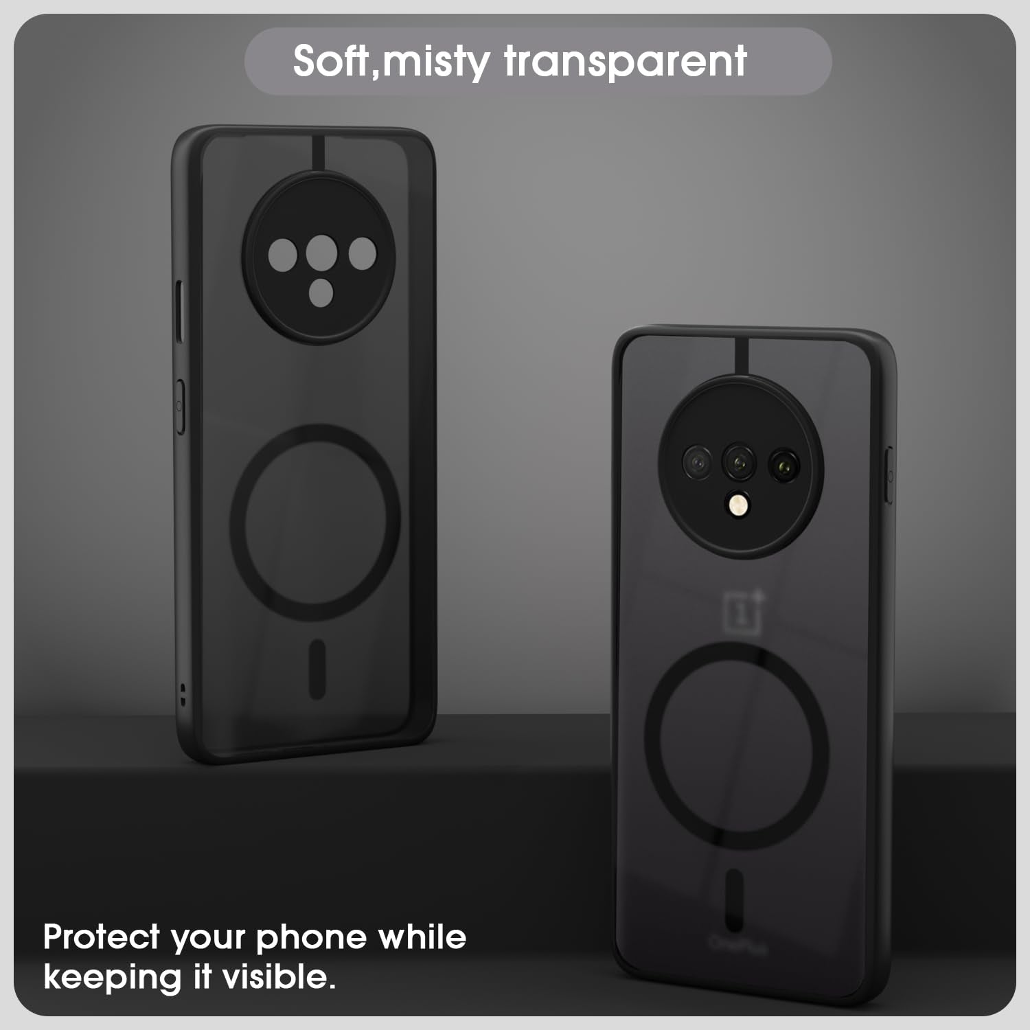 Pikkme OnePlus 7T black smoke mag-safe phone cover – photo 3