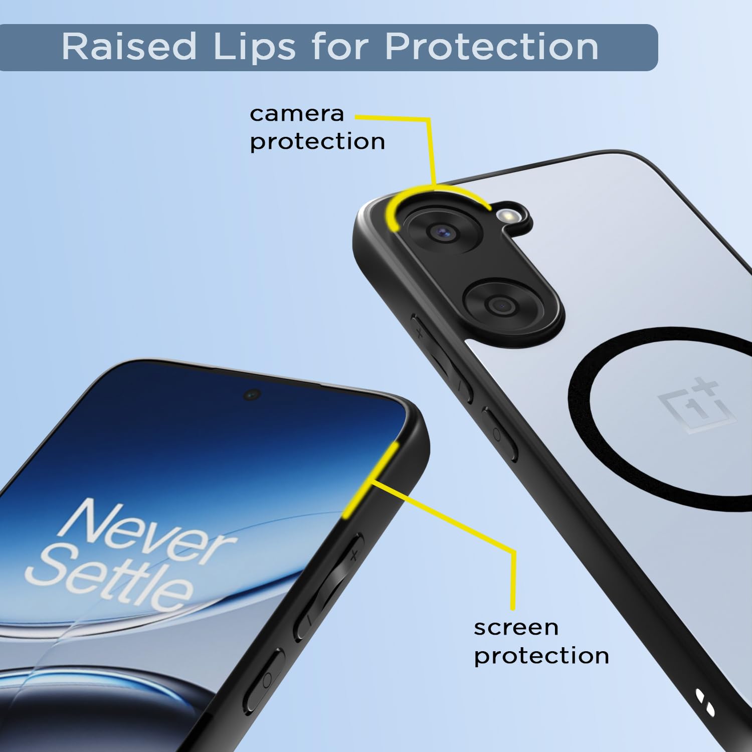 Black mag-safe mobile cover for OnePlus Nord CE 5 5G – Pikkme – photo 4