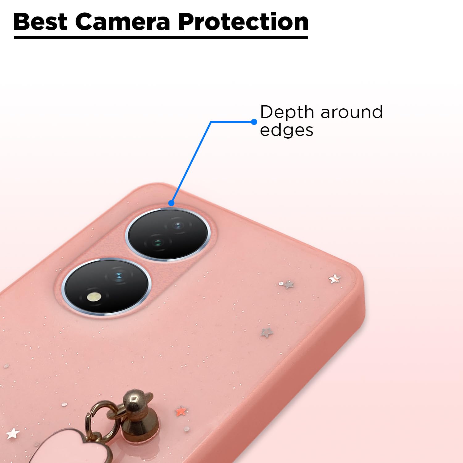Pikkme pink Chain mobile back cover for Vivo Y100 5G – photo 2