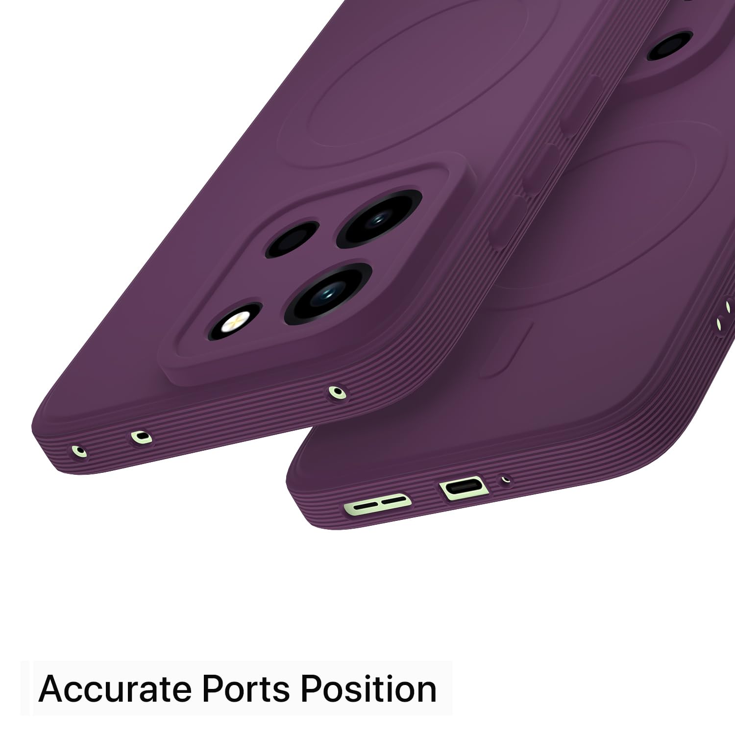Purple MagSafe mobile back cover for OnePlus Nord 6 5G – Pikkme – photo 4