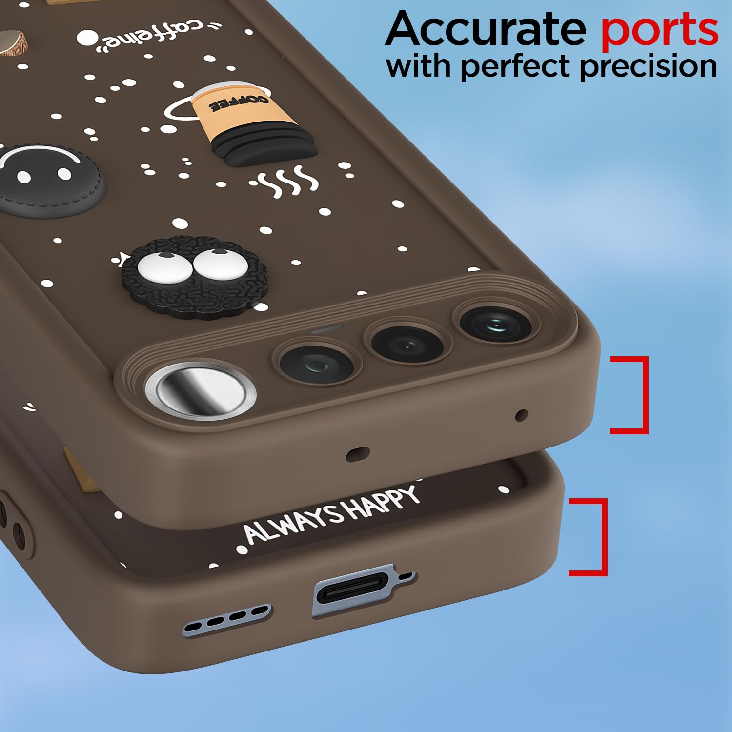 Brown Silicone mobile cover for Realme 16 5G/3D – Pikkme – photo 4