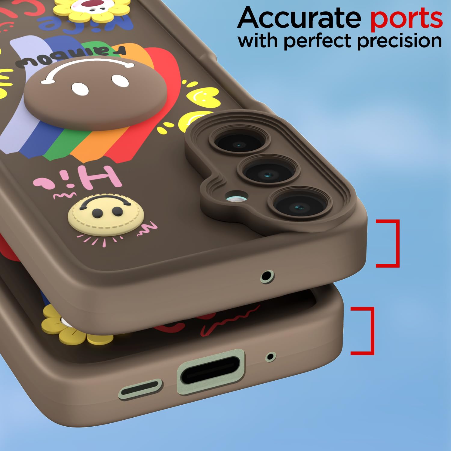 Pikkme Samsung M16 5G brown mobile cover – photo 4