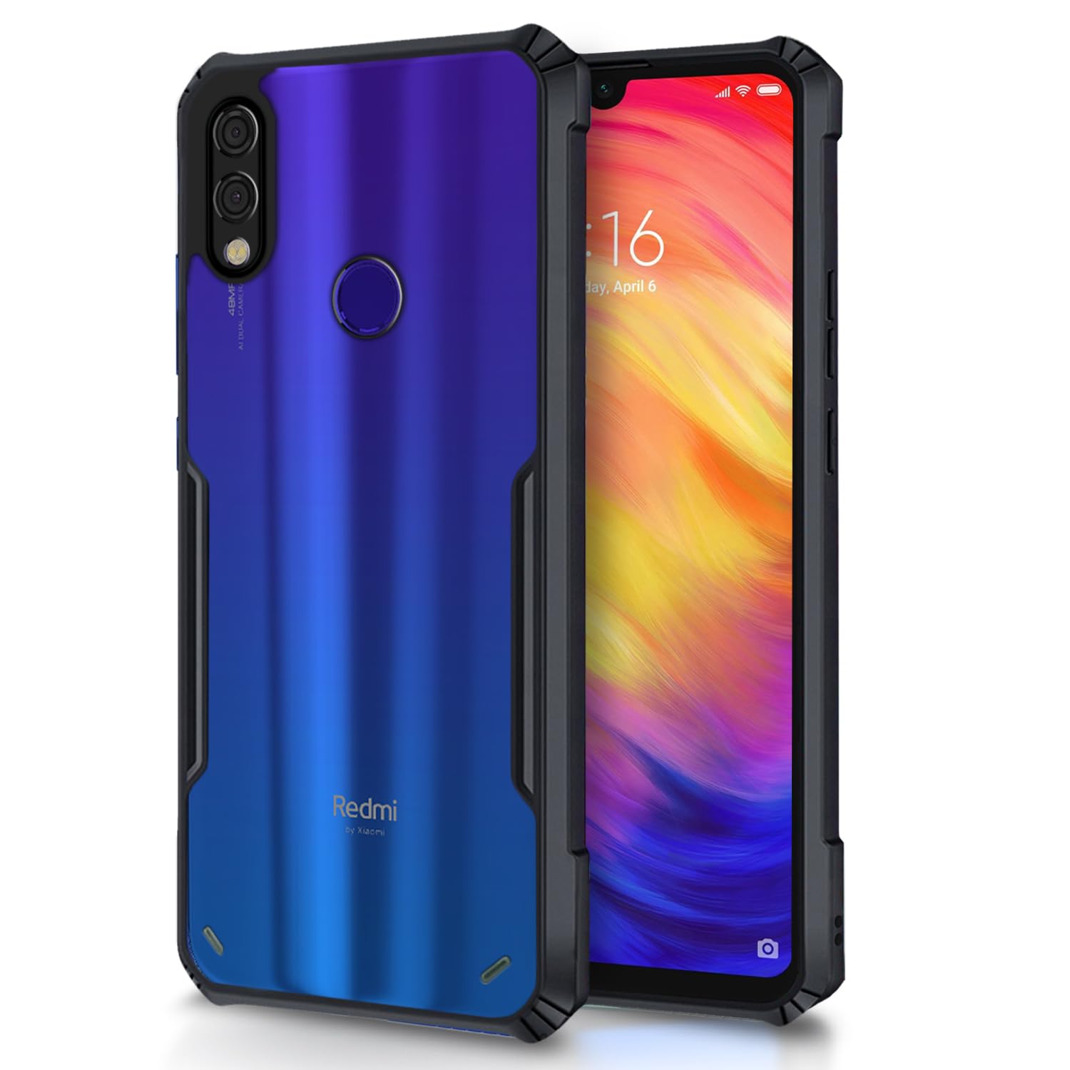 Redmi Note 7 / Note 7 Pro/Note 7S Eagle Back Cover -Black