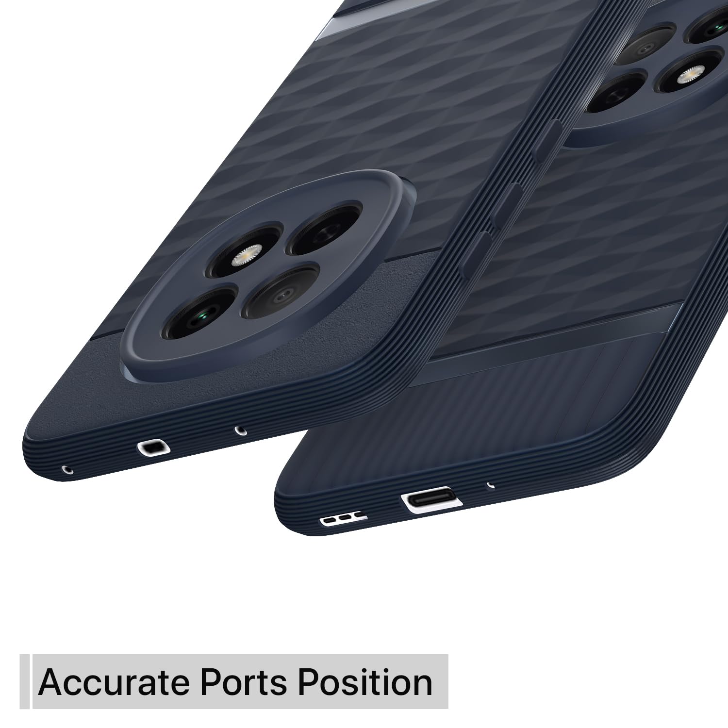 Pikkme Oppo F29 5G Shockproof Soft Flexible Gencase Back cover (Blue)