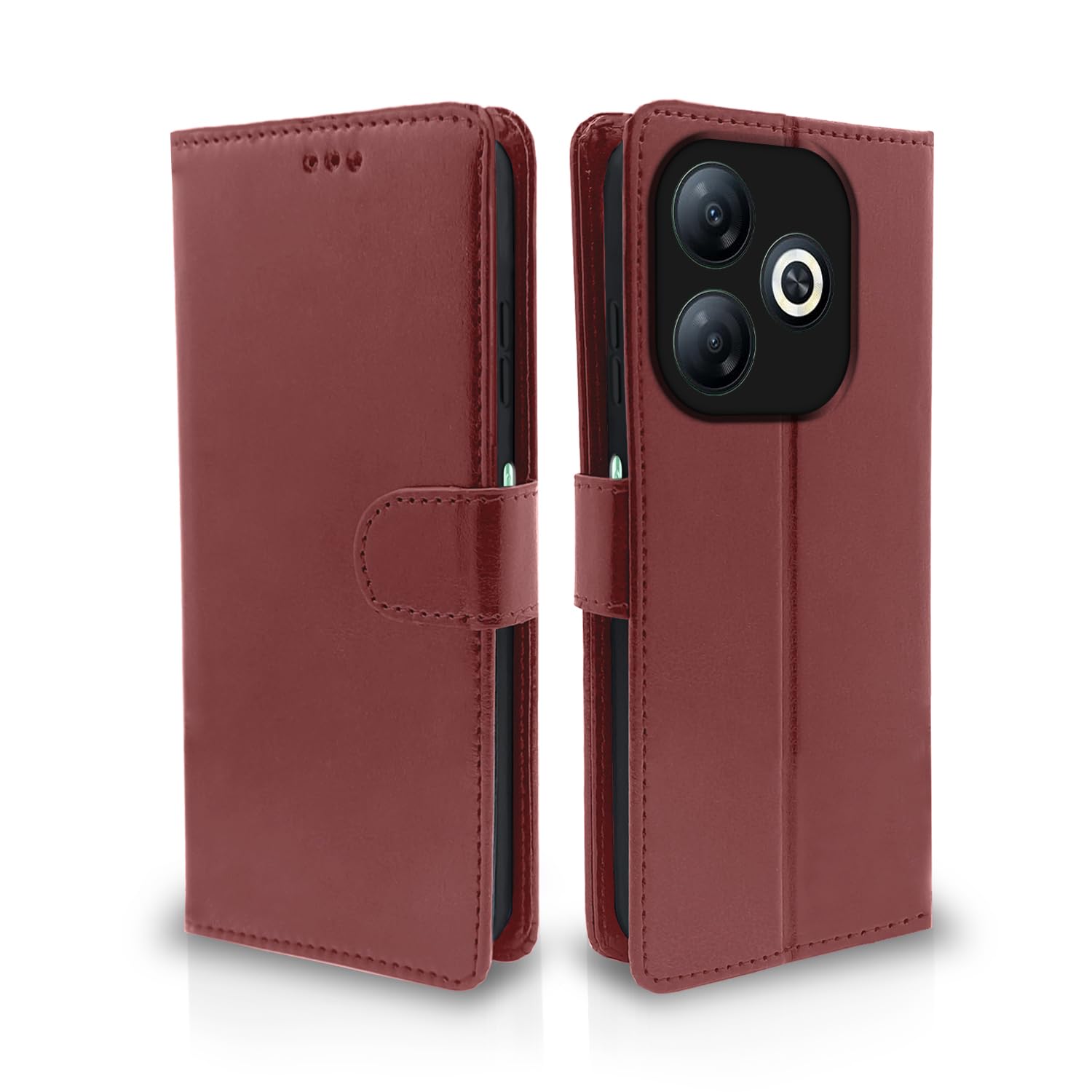 Pikkme Infinix Smart 8 Wallet brown flip cover