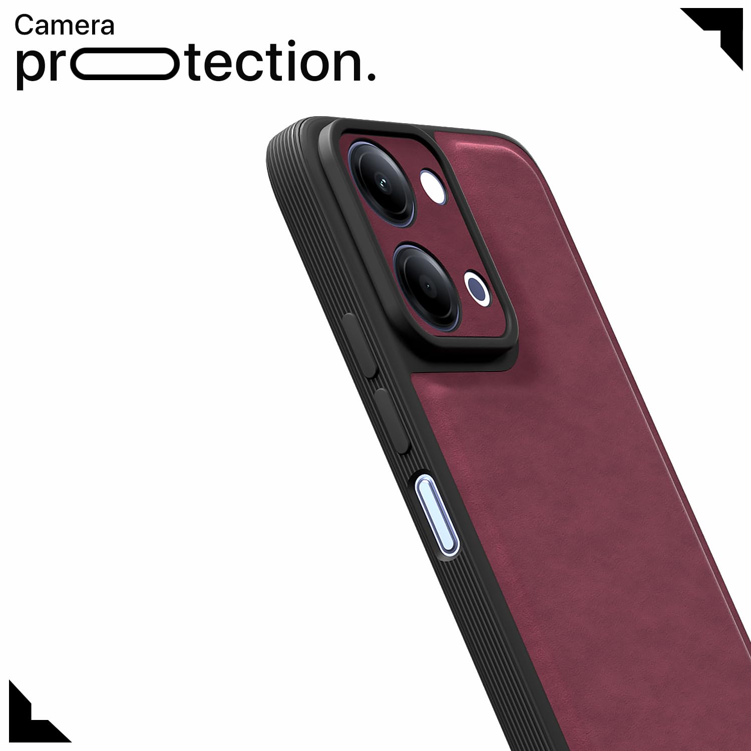 Purple Leather phone cover for Vivo Y11/T5 Lite 5G – Pikkme – photo 5