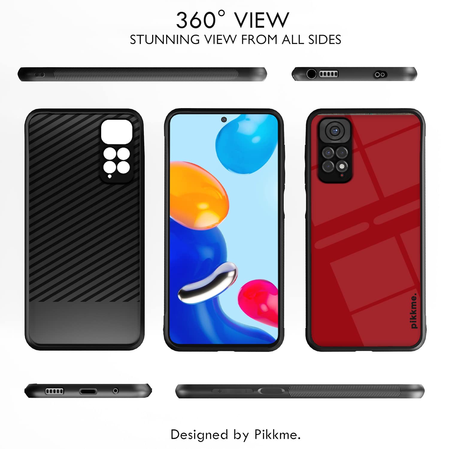 Pikkme Hybrid mobile back cover for Redmi Note 11/Note 11s – photo 2