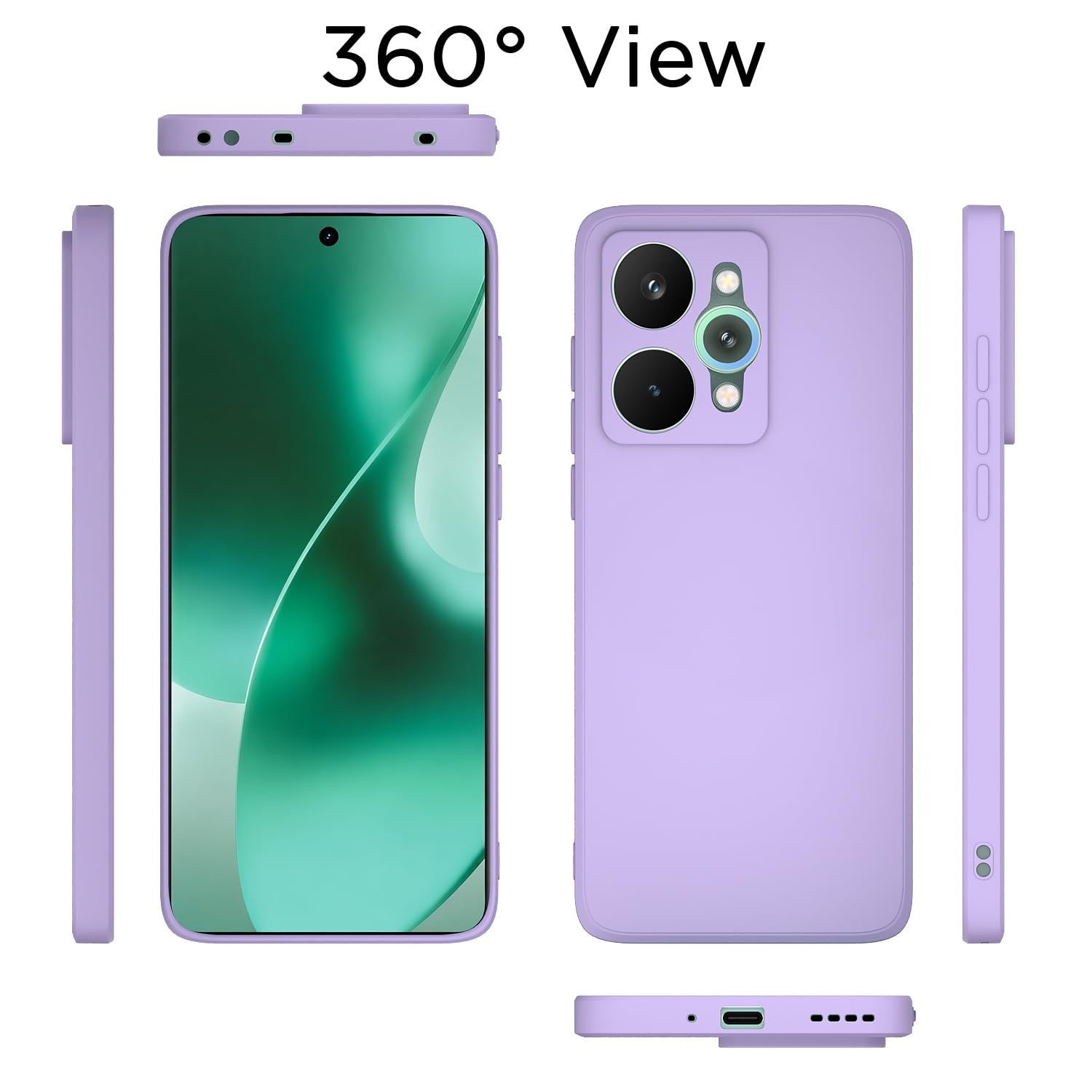 Purple Matte back cover for Realme 15 Pro 5G – Pikkme – photo 4