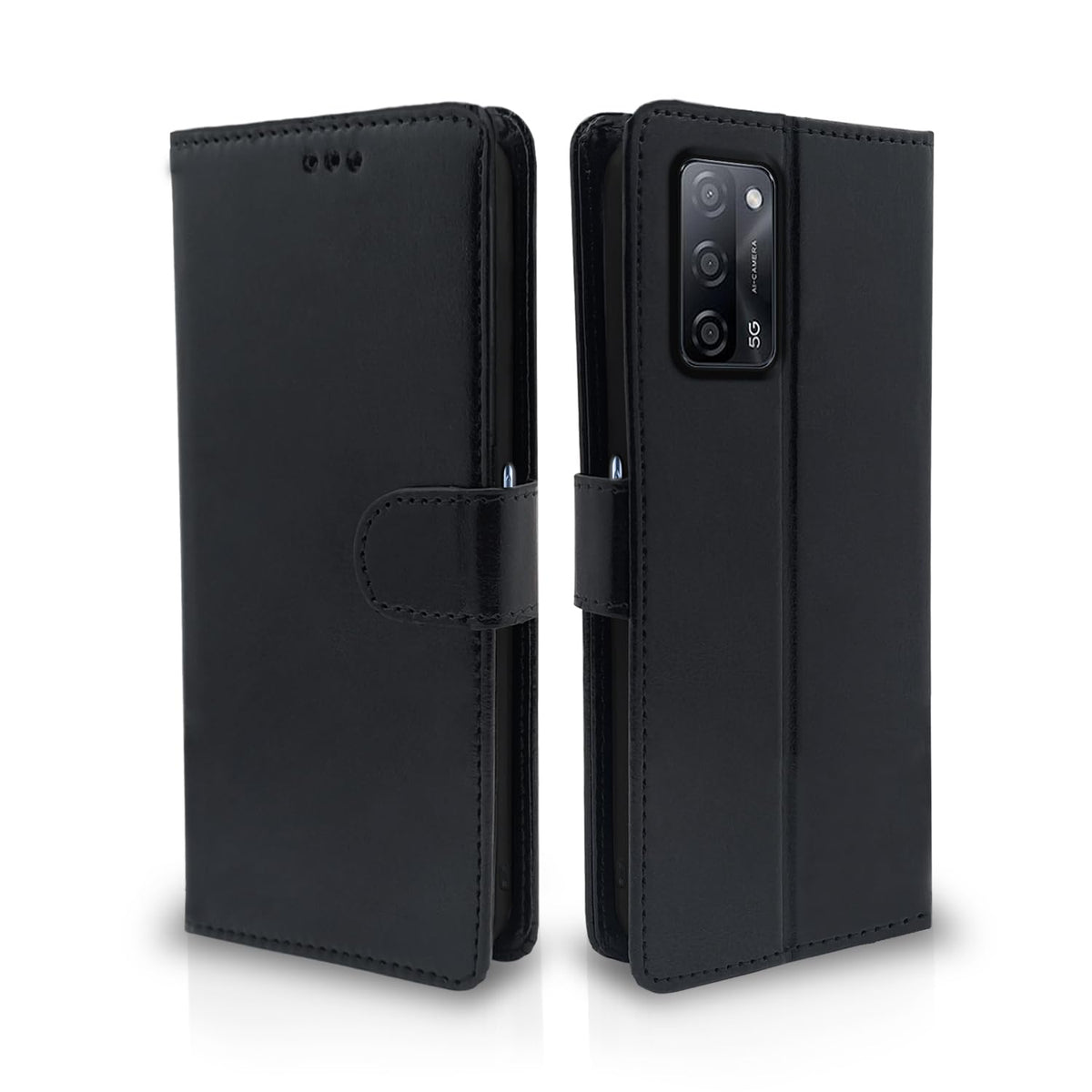 Pikkme Oppo A53s 5G Wallet black wallet flip cover
