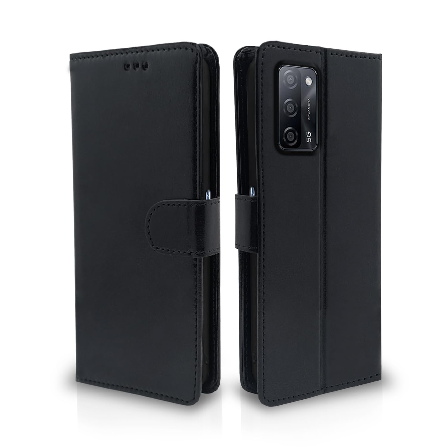 Pikkme Oppo A53s 5G Wallet black wallet flip cover