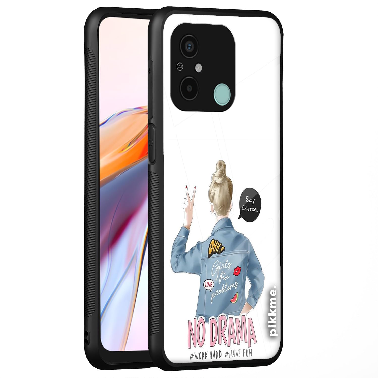 Pikkme mobile cover for Redmi 12C/Poco C55