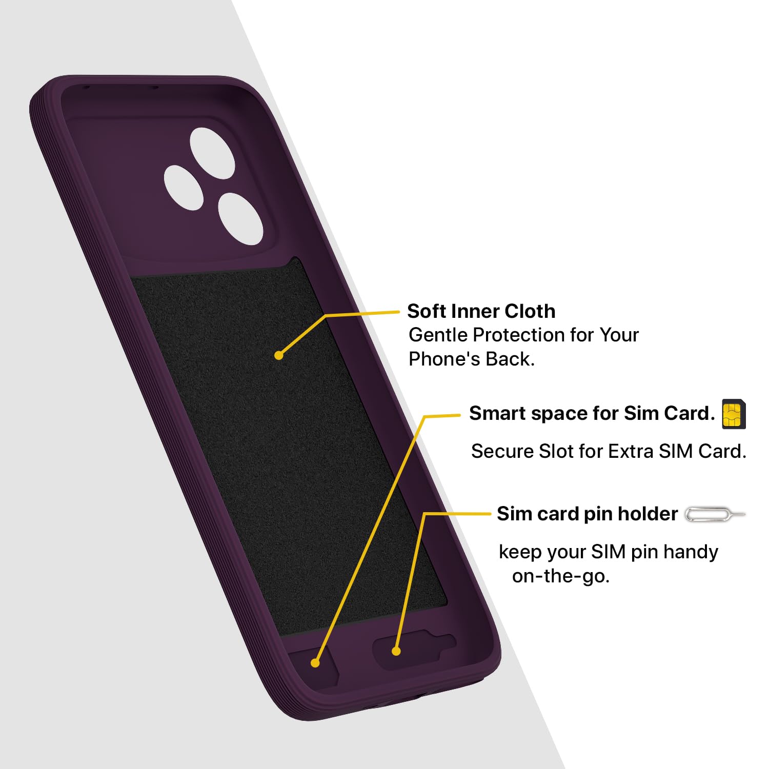 Oppo F33 Pro 5G phone cover in purple by Pikkme – photo 6