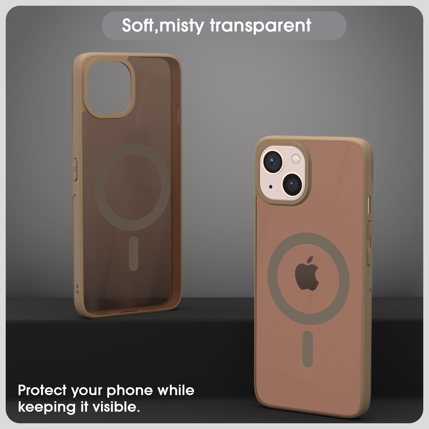Pikkme brown mobile cover for iPhone 14 – photo 3