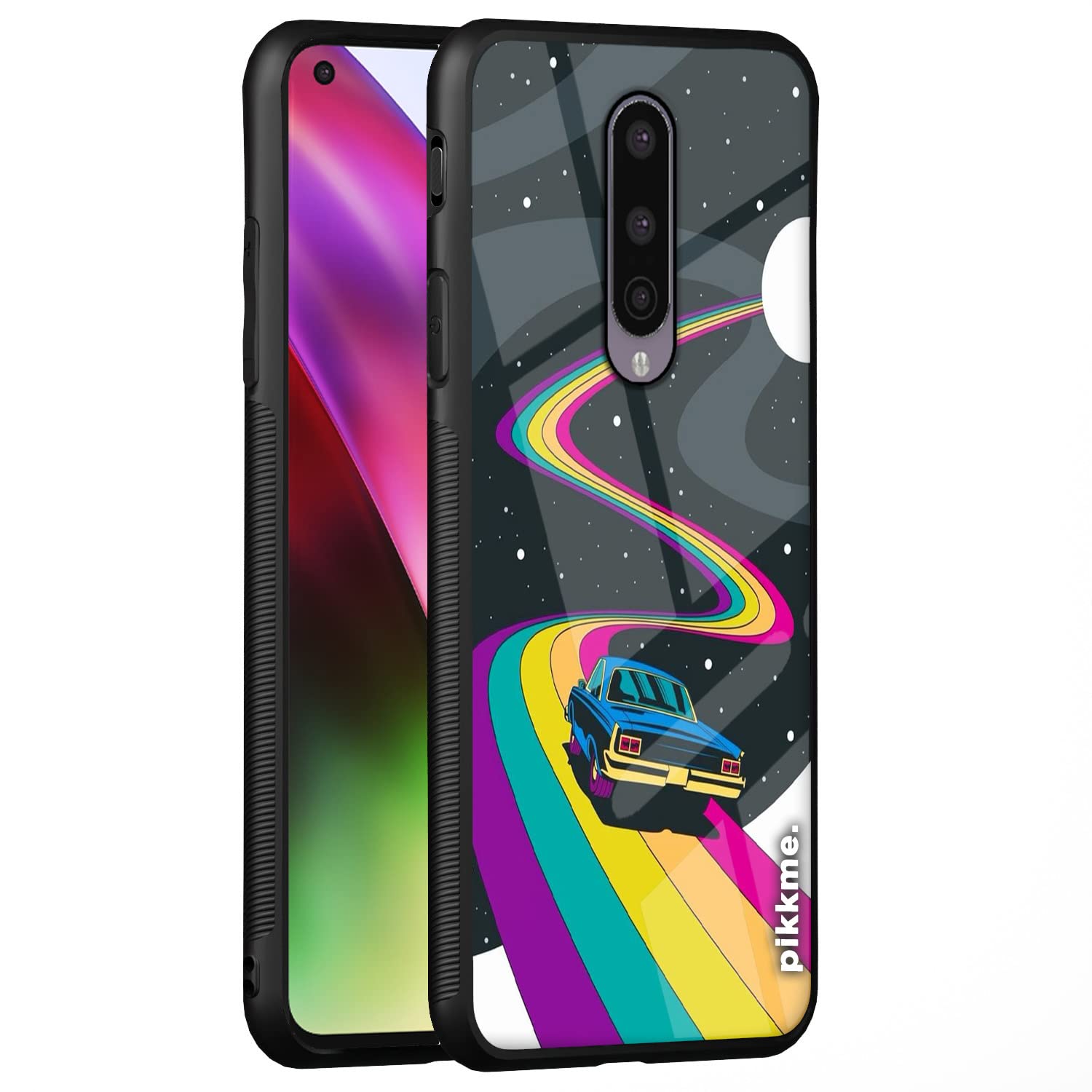 Pikkme OnePlus 8 Hybrid mobile back cover
