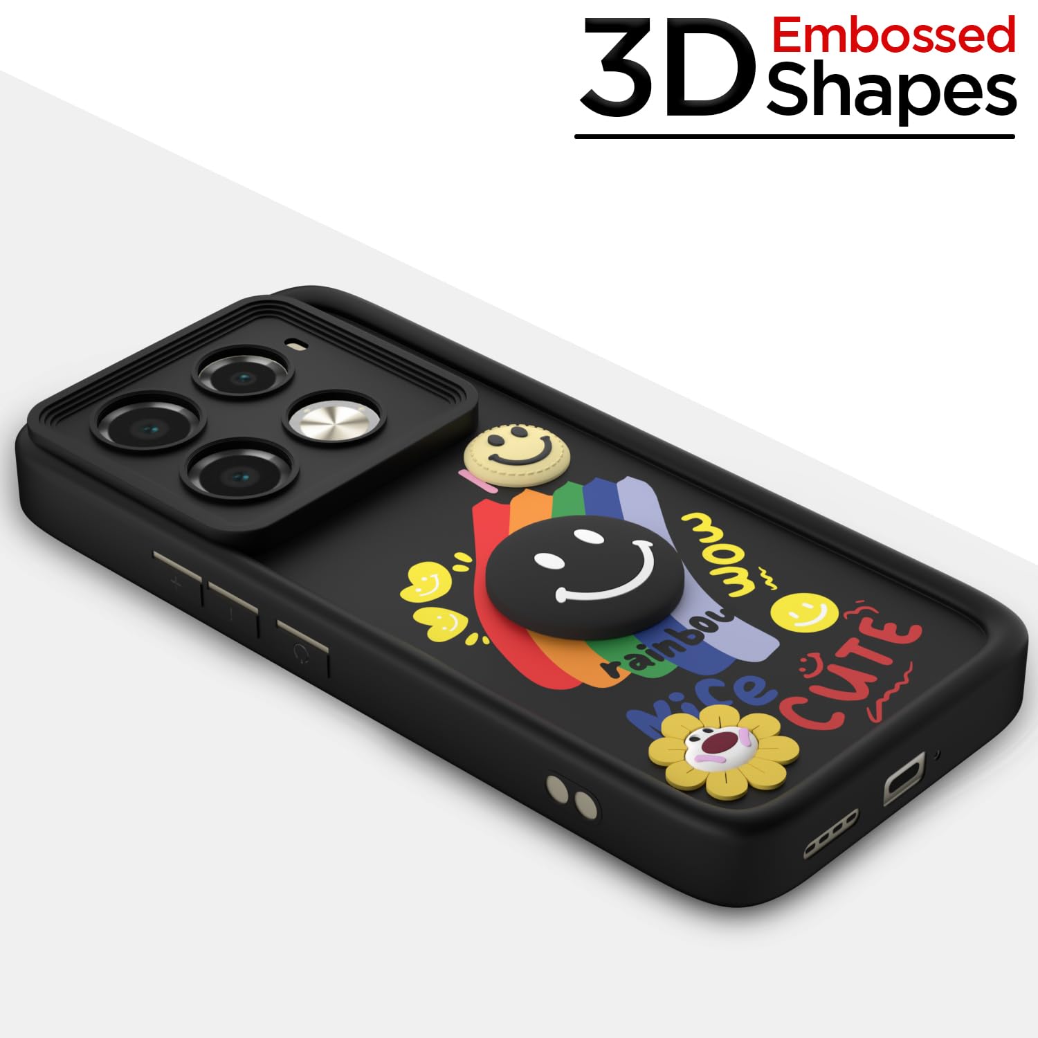 Pikkme black mobile back cover for Infinix Note 40 Pro 5G – photo 3