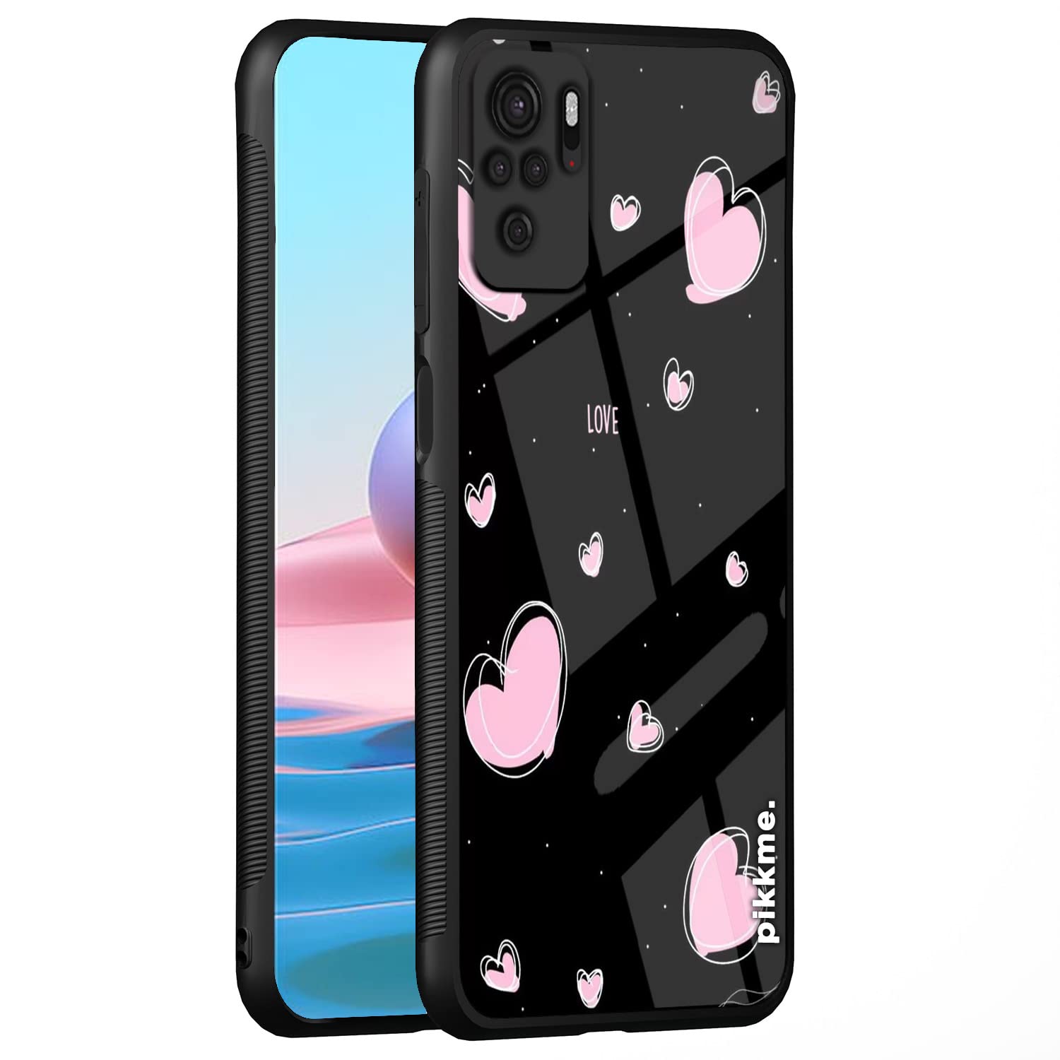 Pikkme Redmi Note 10/Note 10s Hybrid mobile back cover