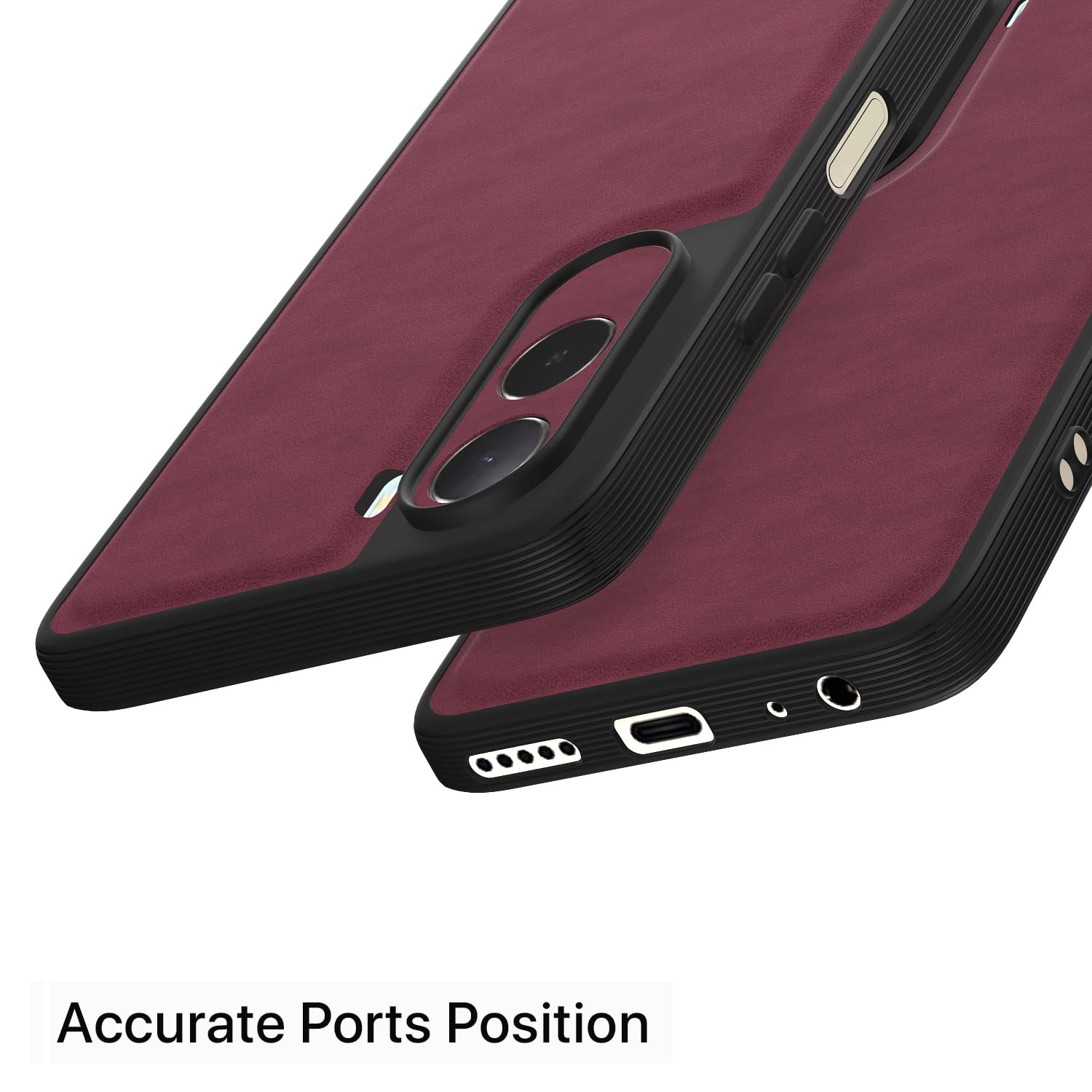 Pikkme Redmi A7 Pro/Poco C85x 5G Leather purple phone cover – photo 4