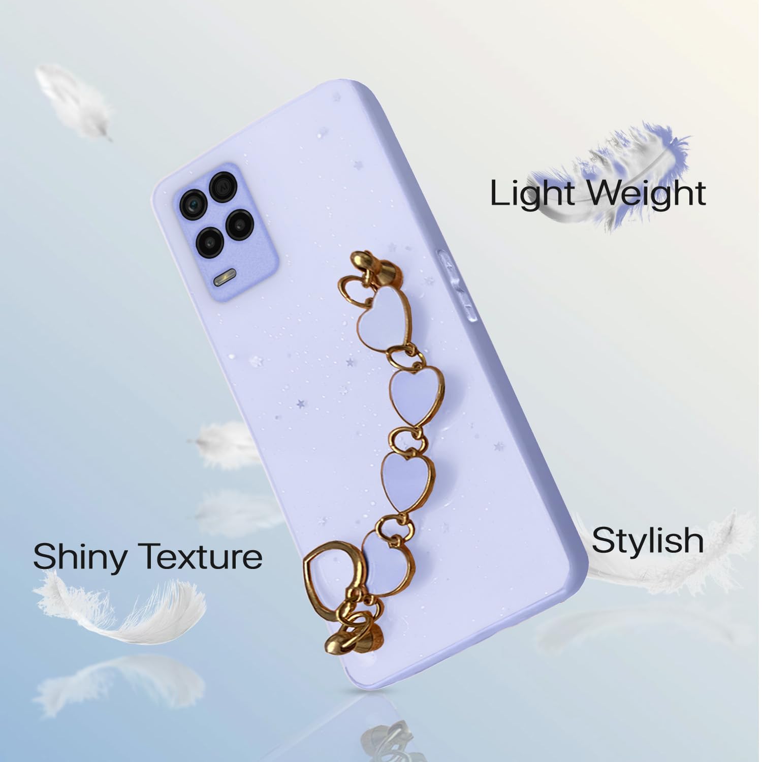Pikkme Realme 8/8s/Narzo 30 5G Chain purple back cover – photo 6