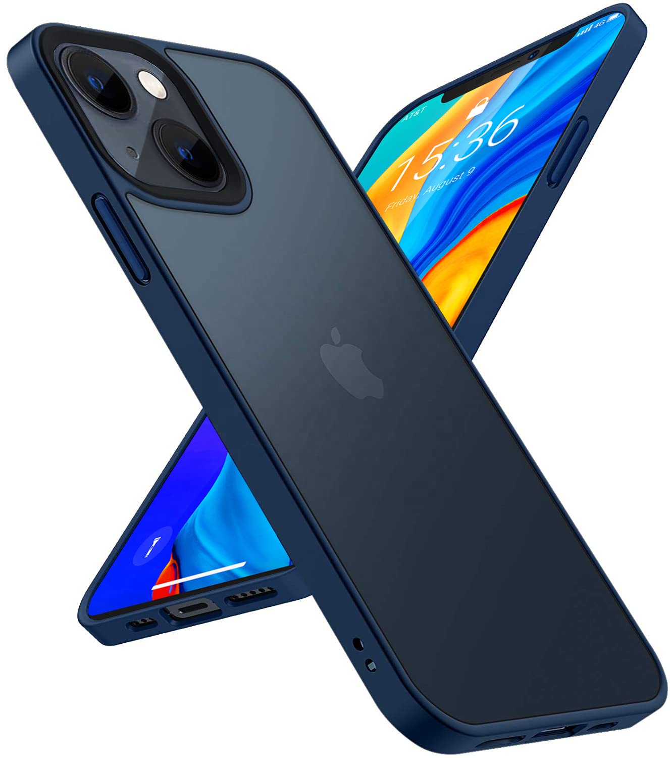 Thermoplastic polyurethane, blue mobile back cover for iPhone 13 – Pikkme