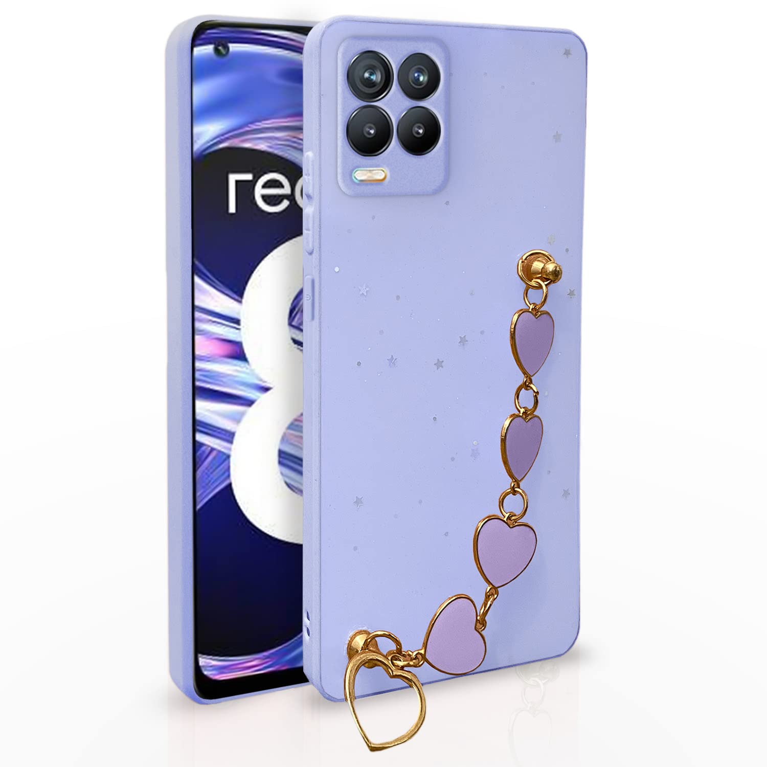 Purple Chain back cover for Realme 8 4G/8 Pro – Pikkme