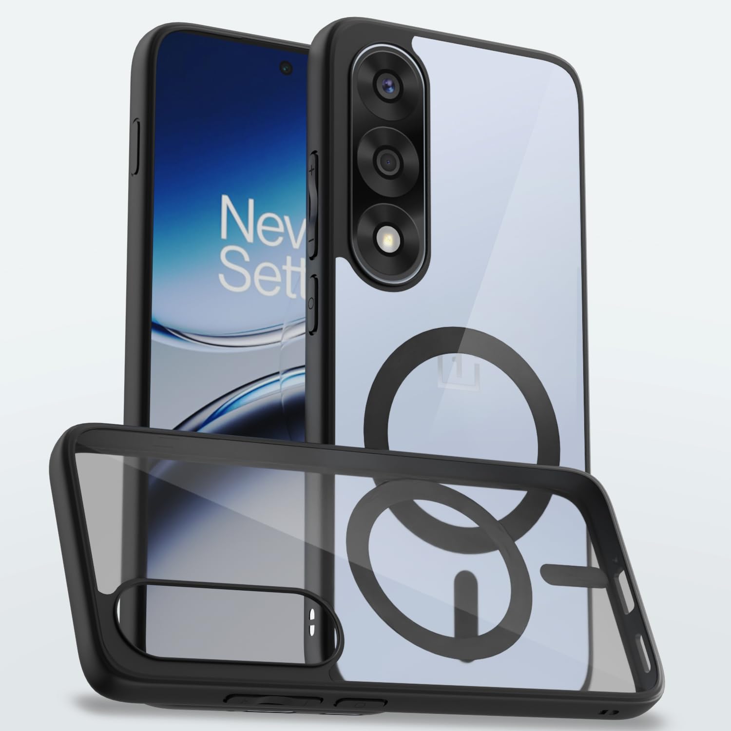 Black mag-safe back cover for OnePlus Nord 5 5G – Pikkme