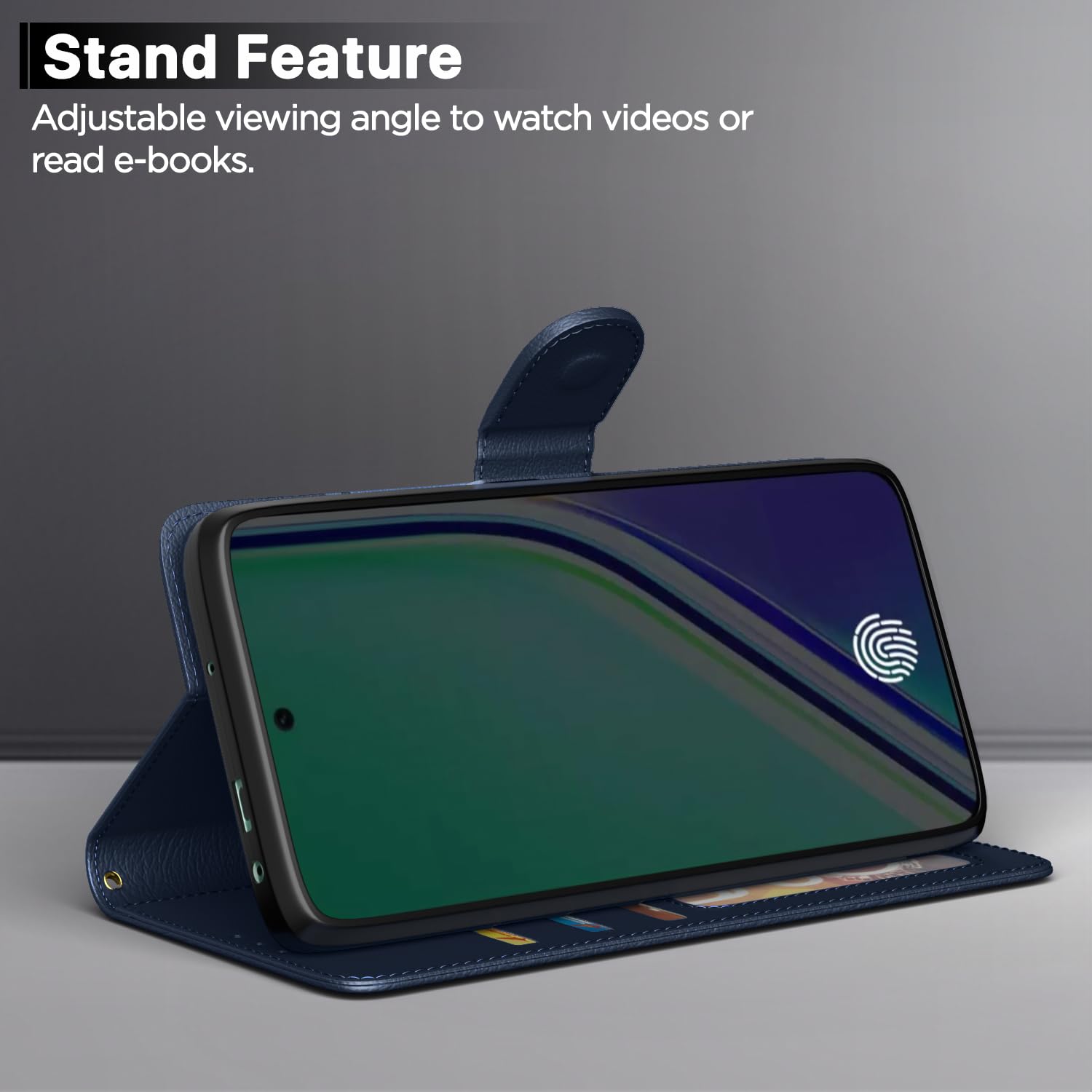 Pikkme Realme P3 Pro 5G Wallet blue flip cover – photo 3