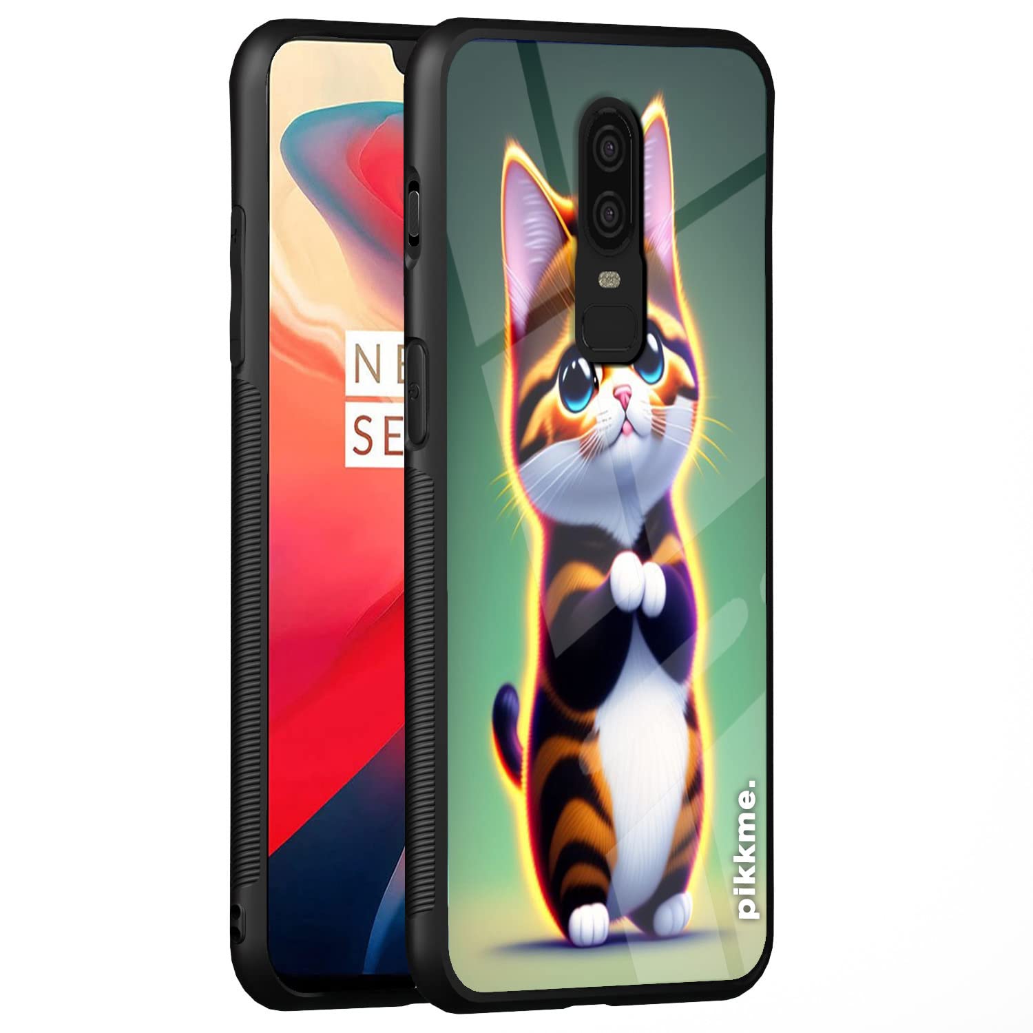 Pikkme OnePlus 6 Cat mobile cover