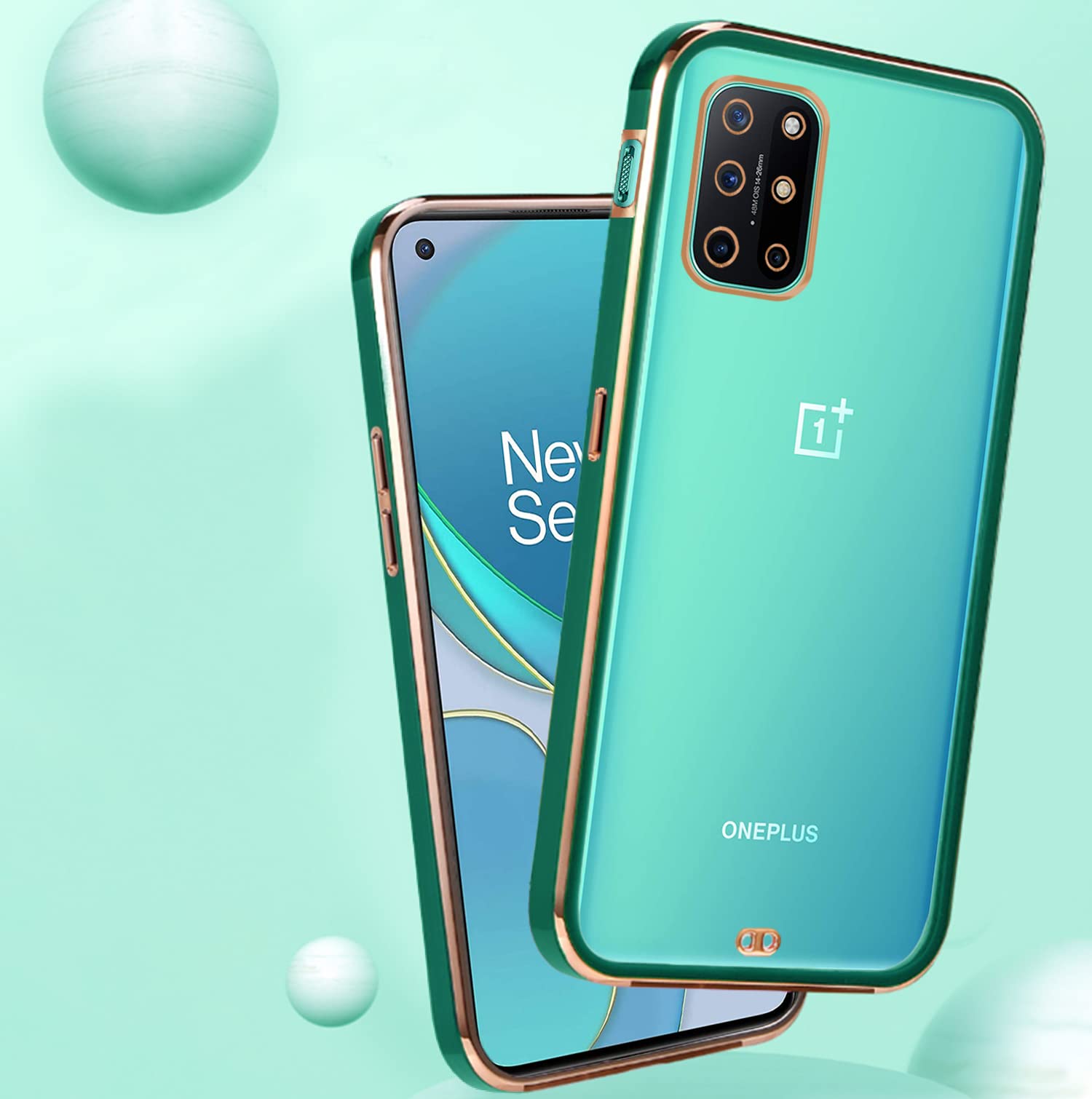 Pikkme OnePlus 8T Chrome green phone cover – photo 4