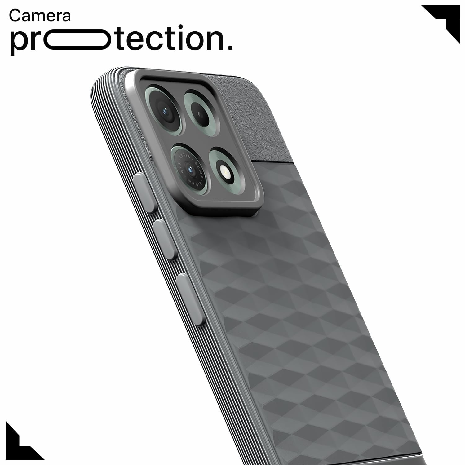 Pikkme grey Silicone phone cover for Moto Edge 70 Max 5G – photo 5