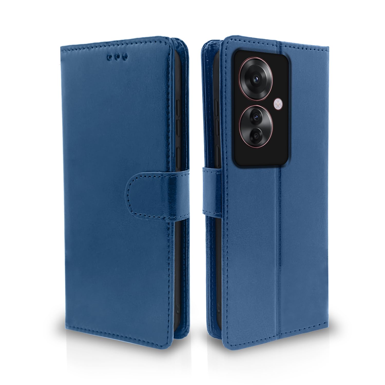 OPPO F25 Pro 5G Wallet flip cover in blue by Pikkme