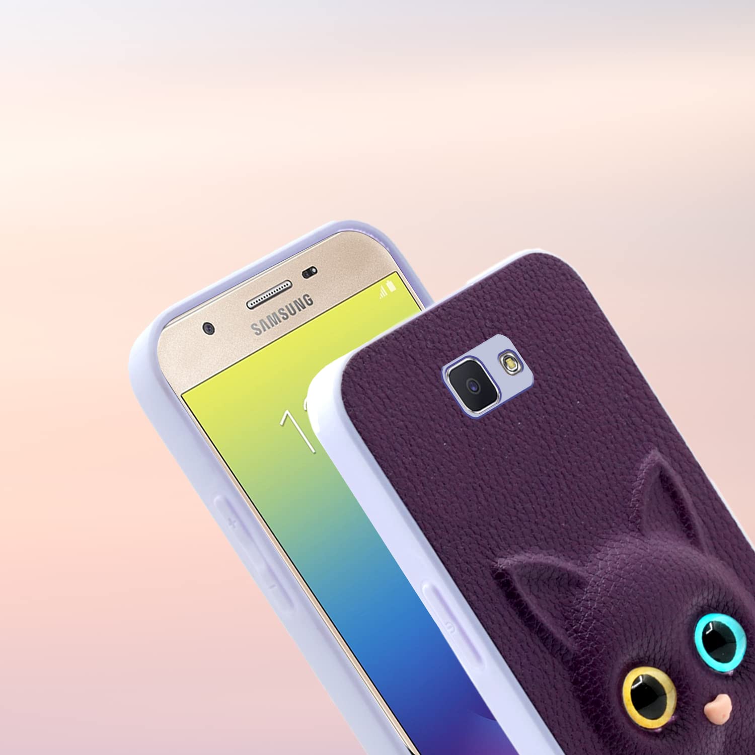 Pikkme Samsung Galaxy J7 Prime Back Cove (Purple)