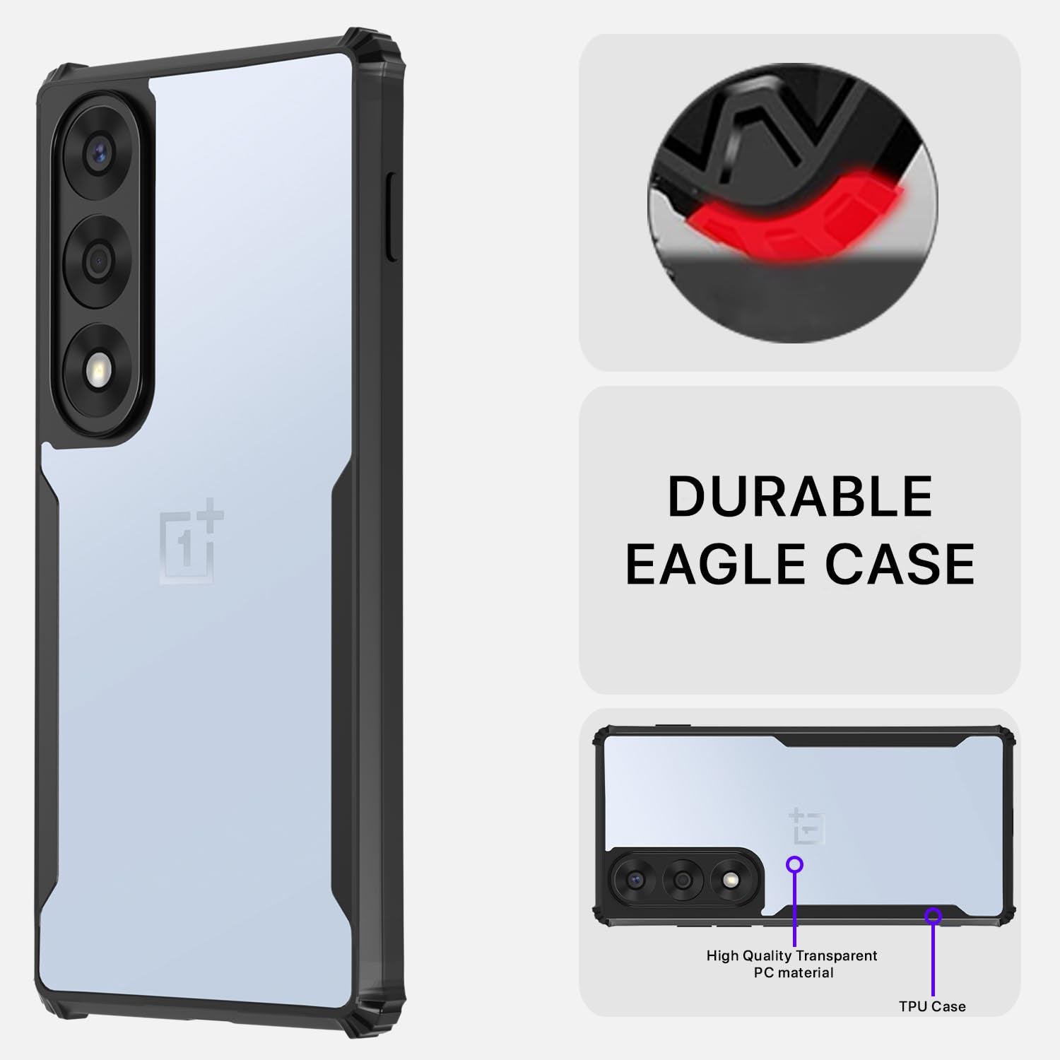 Pikkme OnePlus Nord 5 5G Ultra black mobile back cover – photo 5