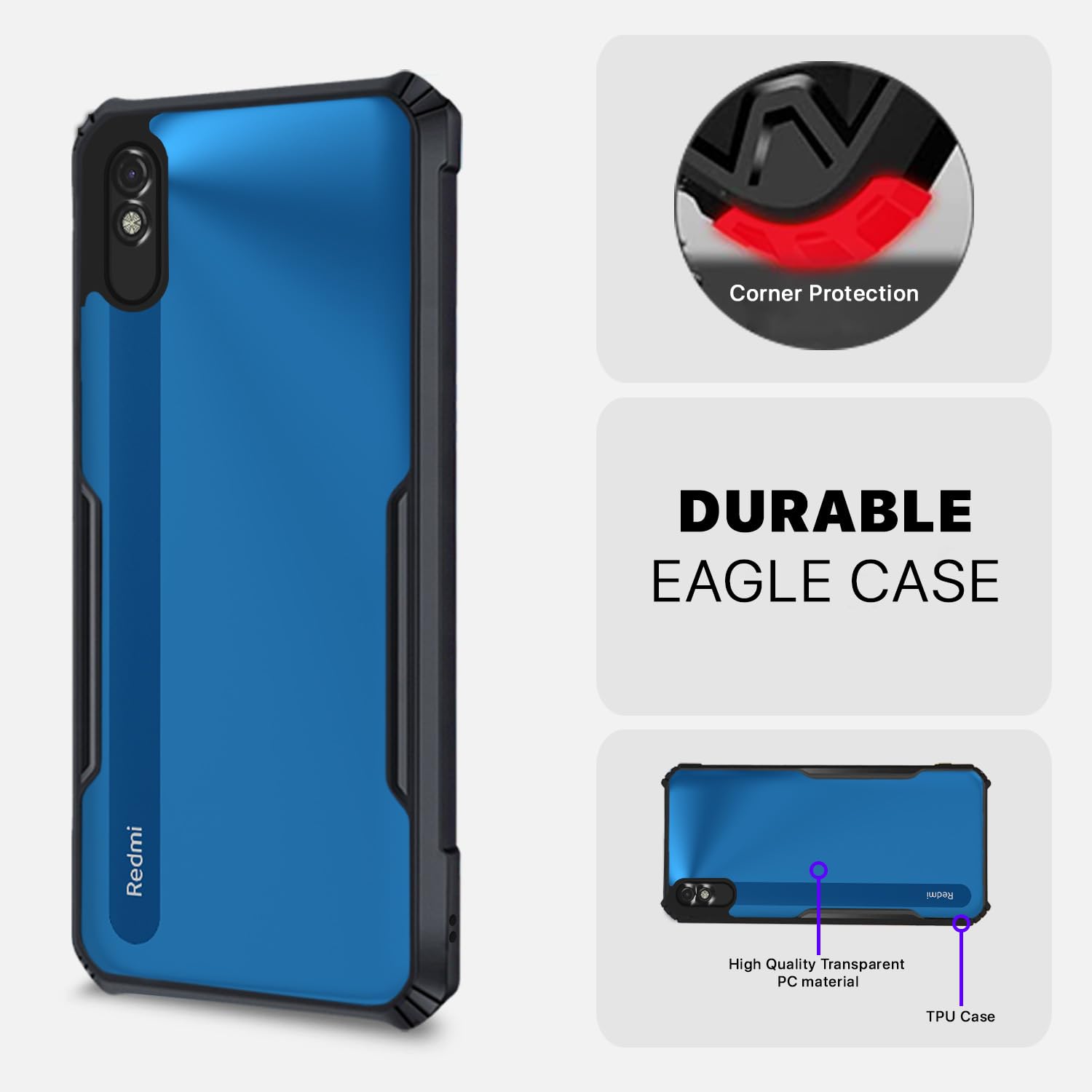 Black mobile cover for Redmi 9A/9i/9A Sport – Pikkme – photo 5
