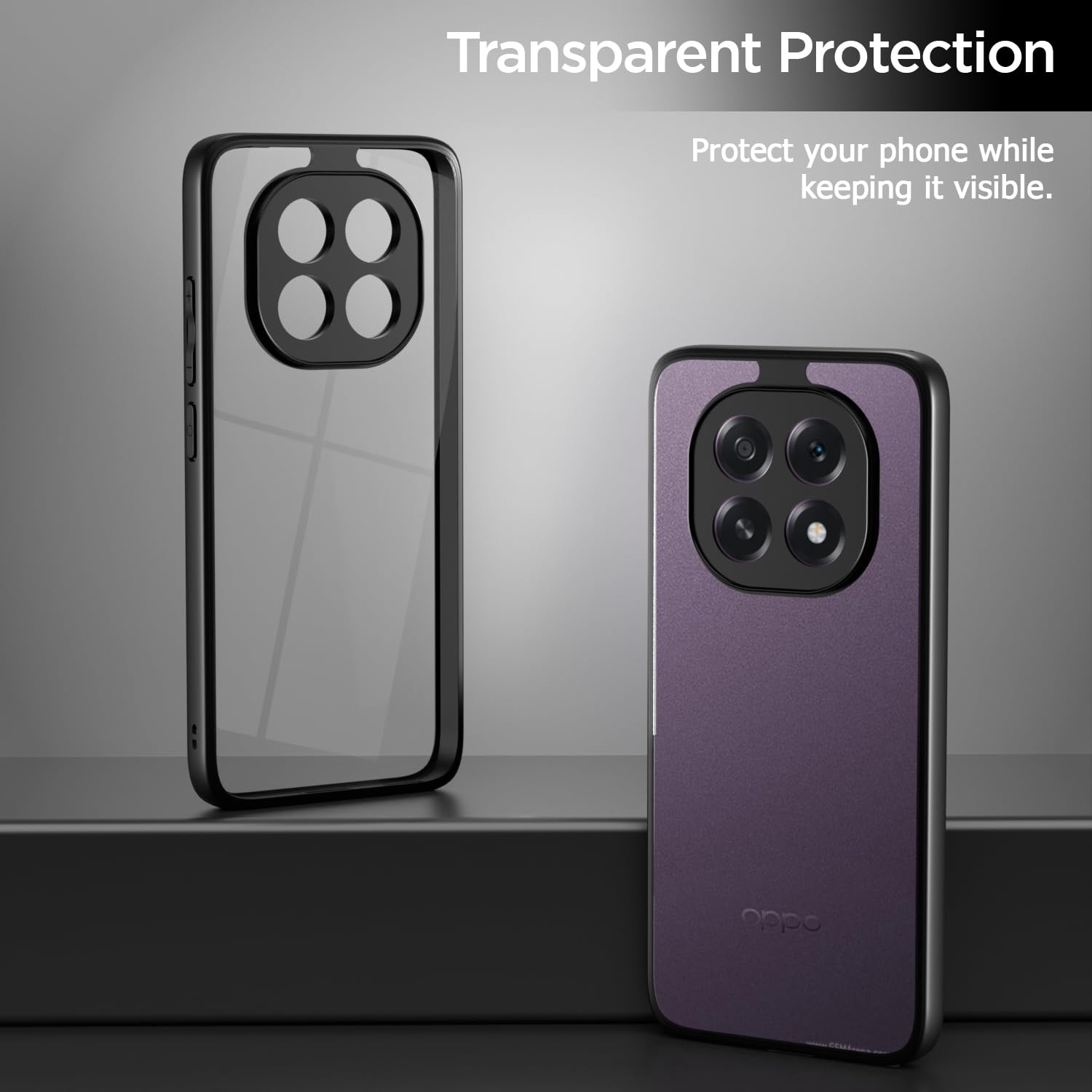 Pikkme Oppo F29 5G Eagle 2 Shockproof Sleek Hybrid Armor Back cover (Black)