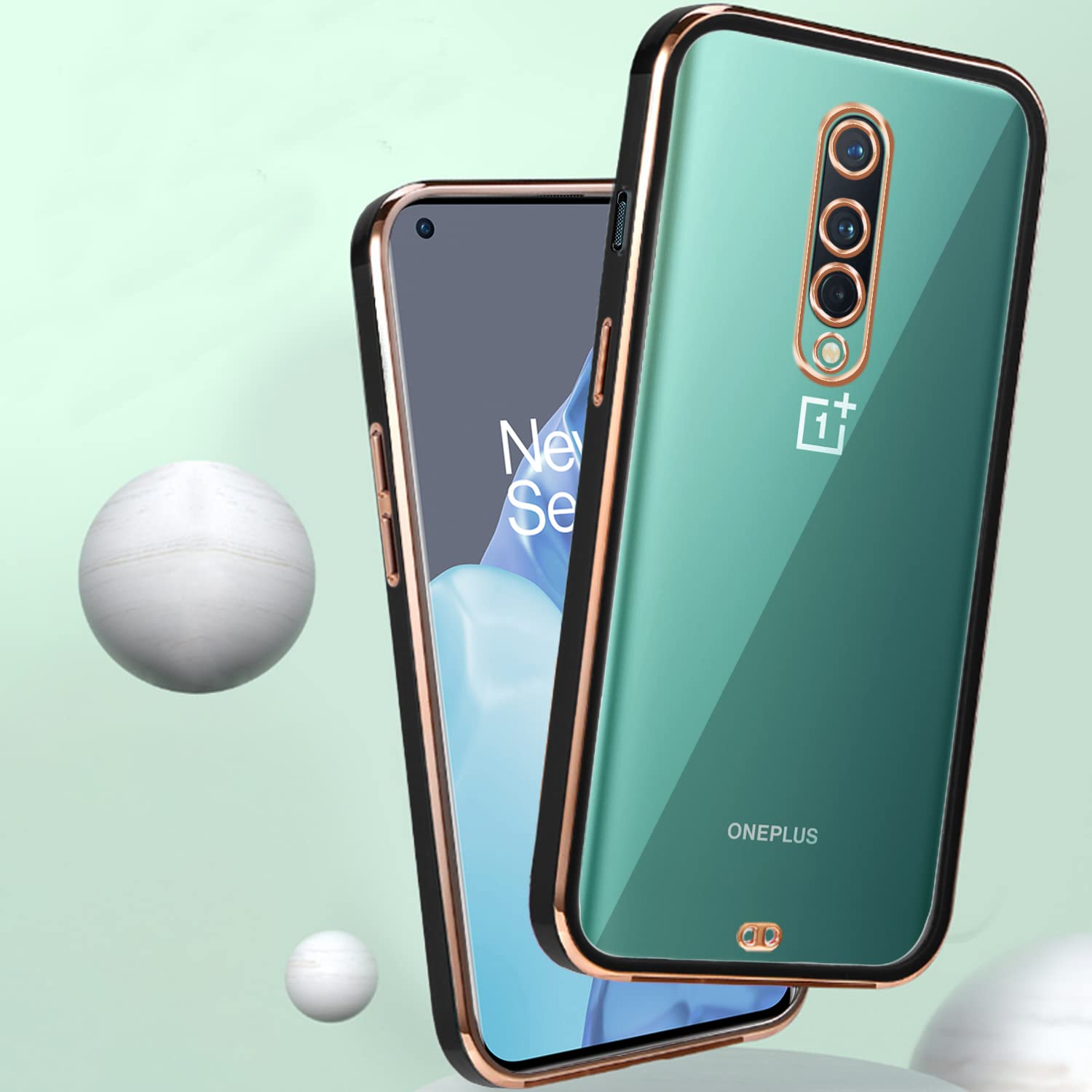OnePlus 8 Chrome phone cover in black by Pikkme – photo 4