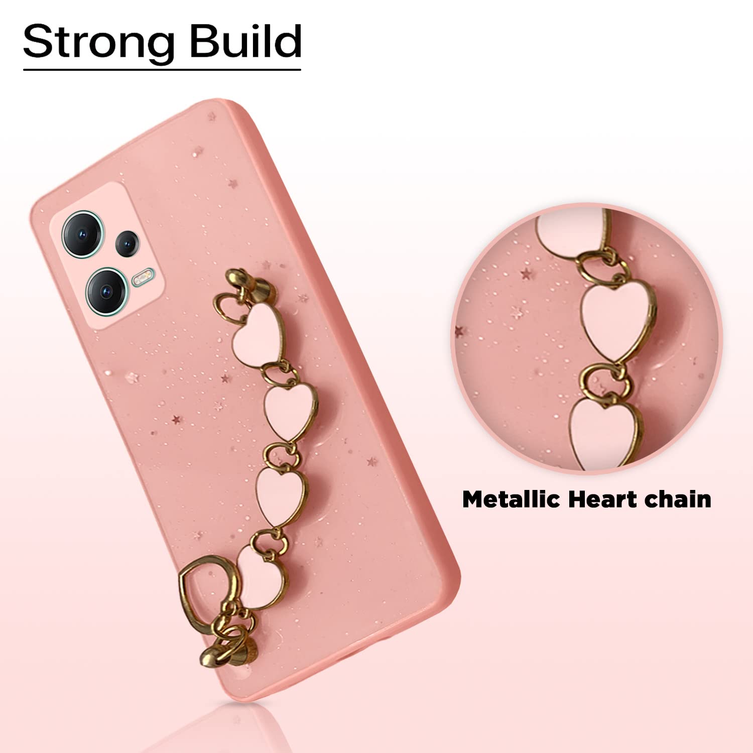 Pikkme Redmi Note 12 Pro 5G pink phone cover – photo 7