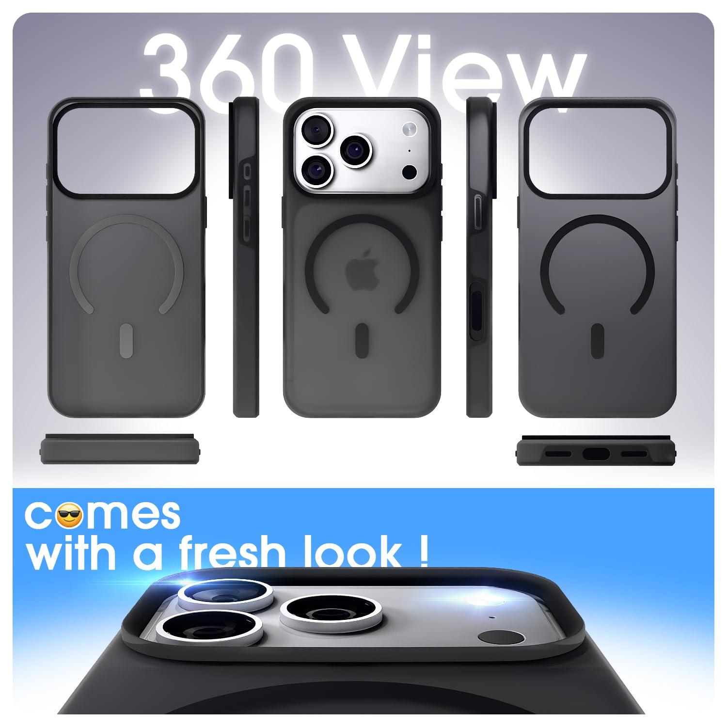 Pikkme iPhone 17 Pro Max black back cover – photo 2